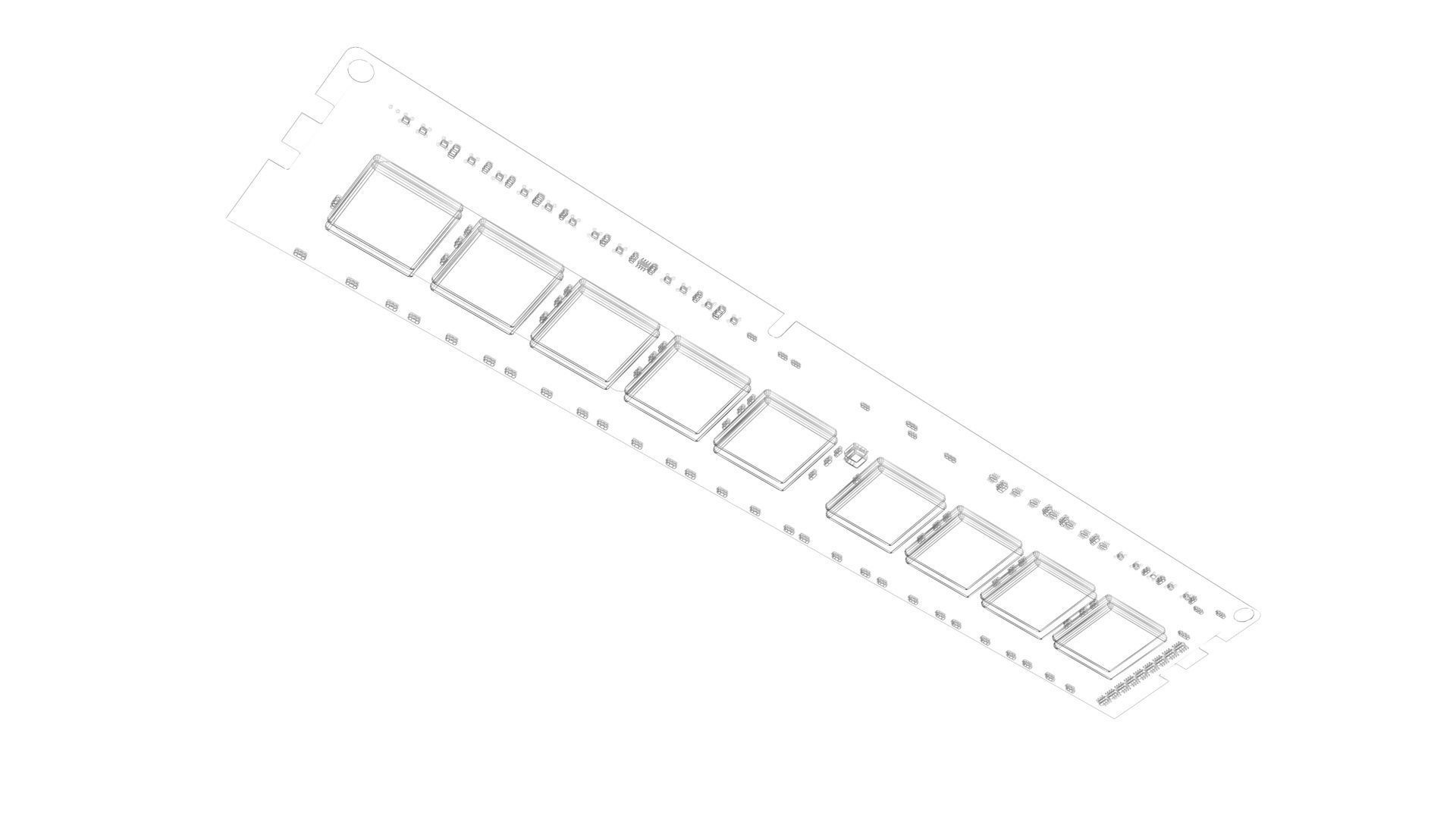 DDR4 SDRAM Memory Module 3D model_19
