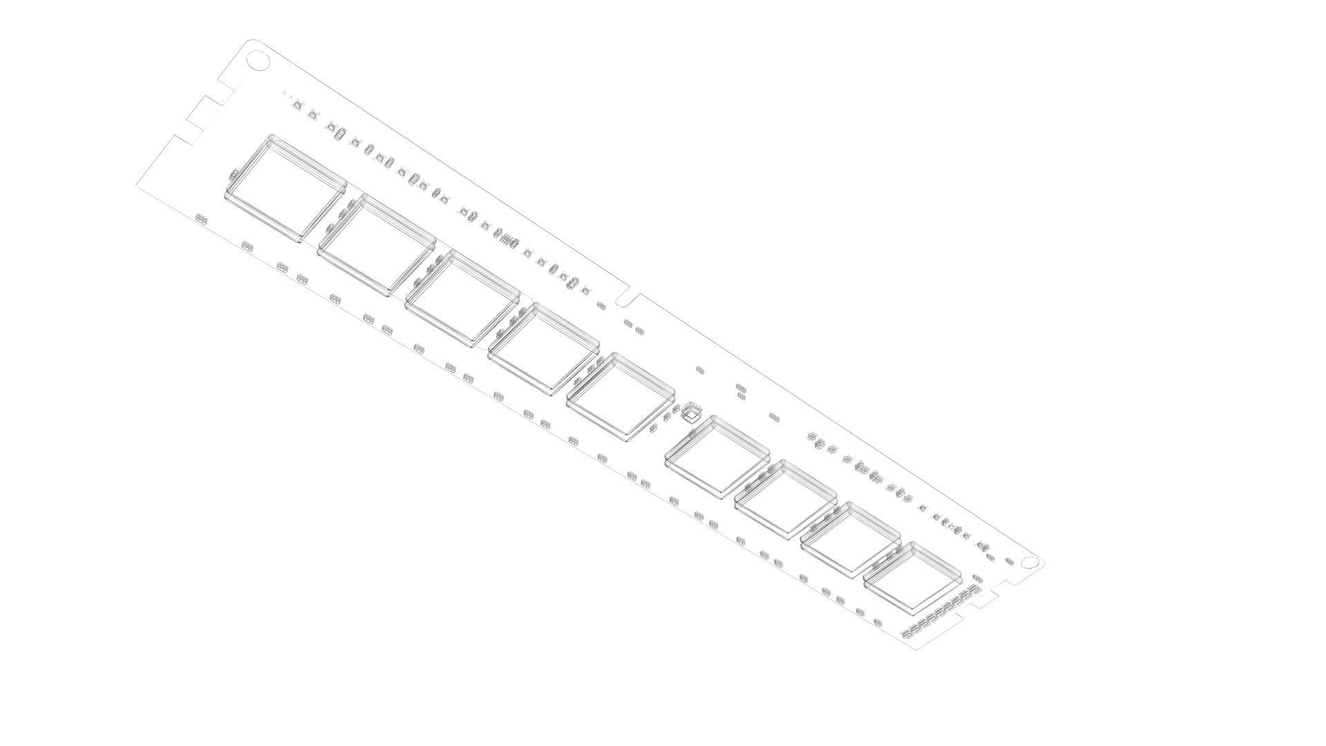DDR4 SDRAM Memory Module 3D model_23