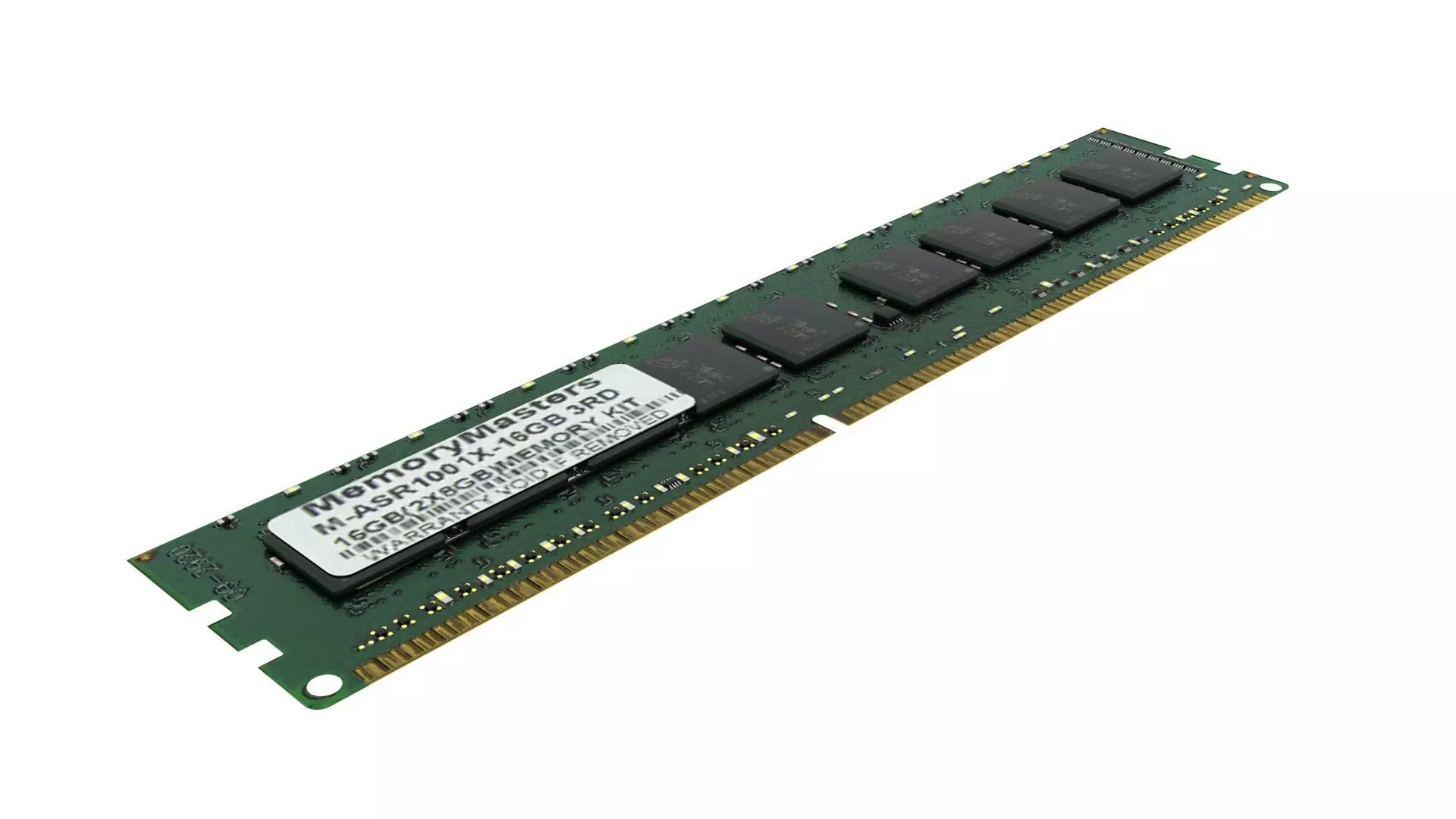 DDR4 SDRAM Memory Module 3D model_0