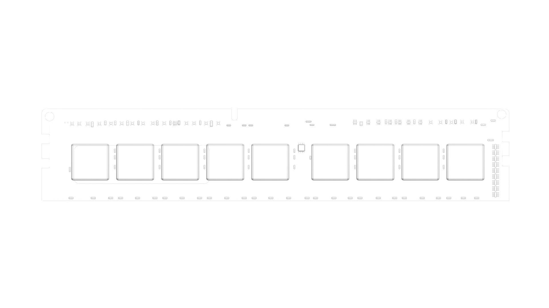 DDR4 SDRAM Memory Module 3D model_26