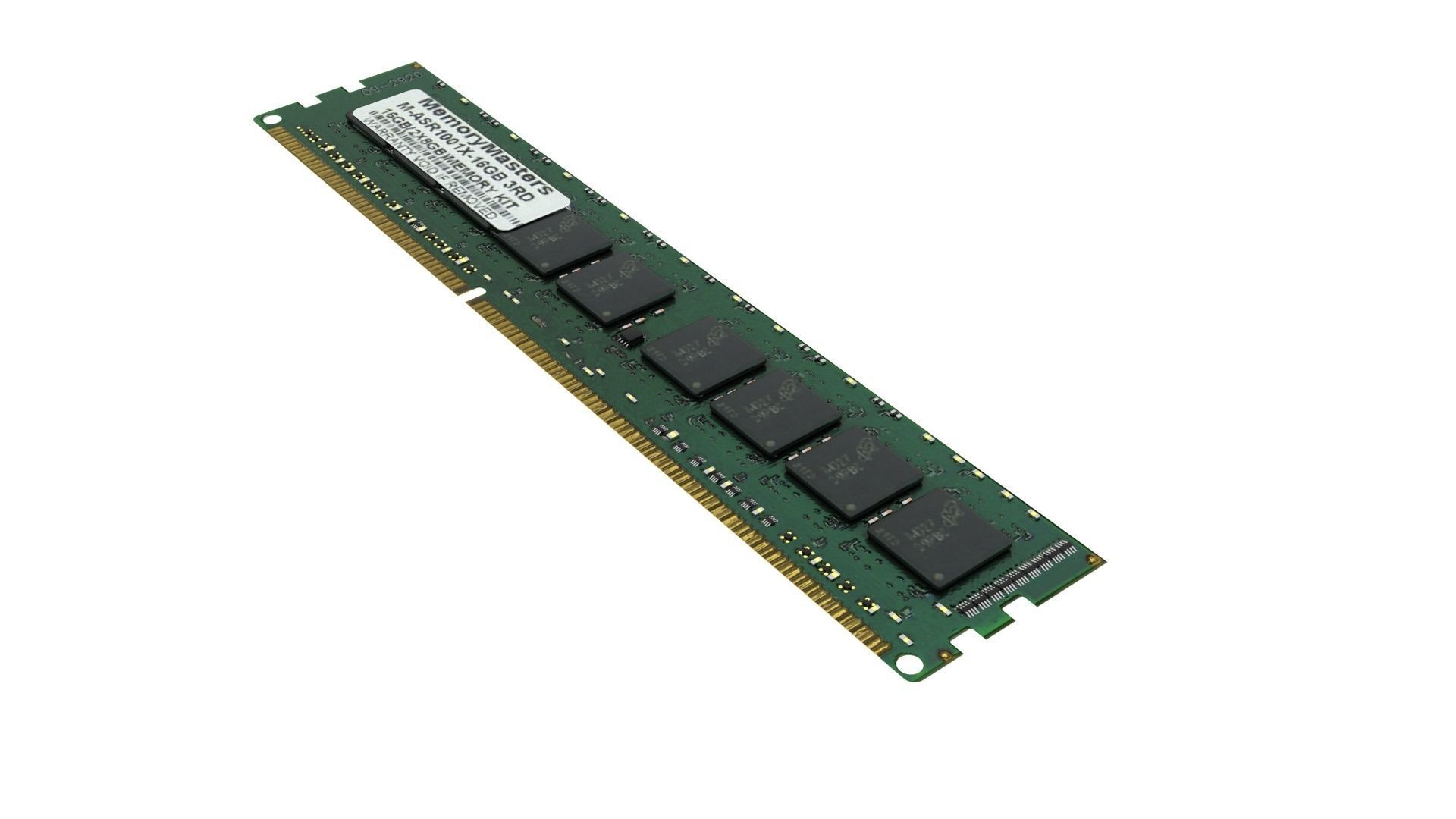 DDR4 SDRAM Memory Module 3D model_1