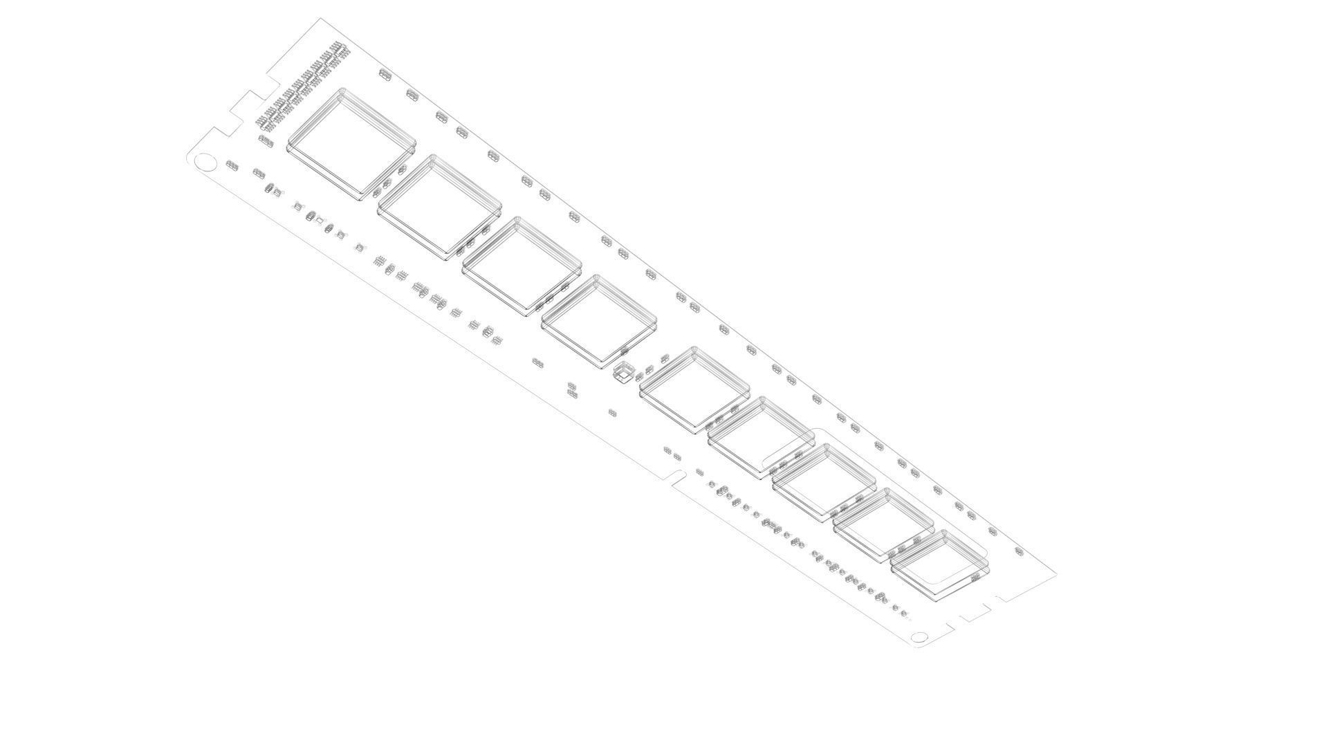 DDR4 SDRAM Memory Module 3D model_21
