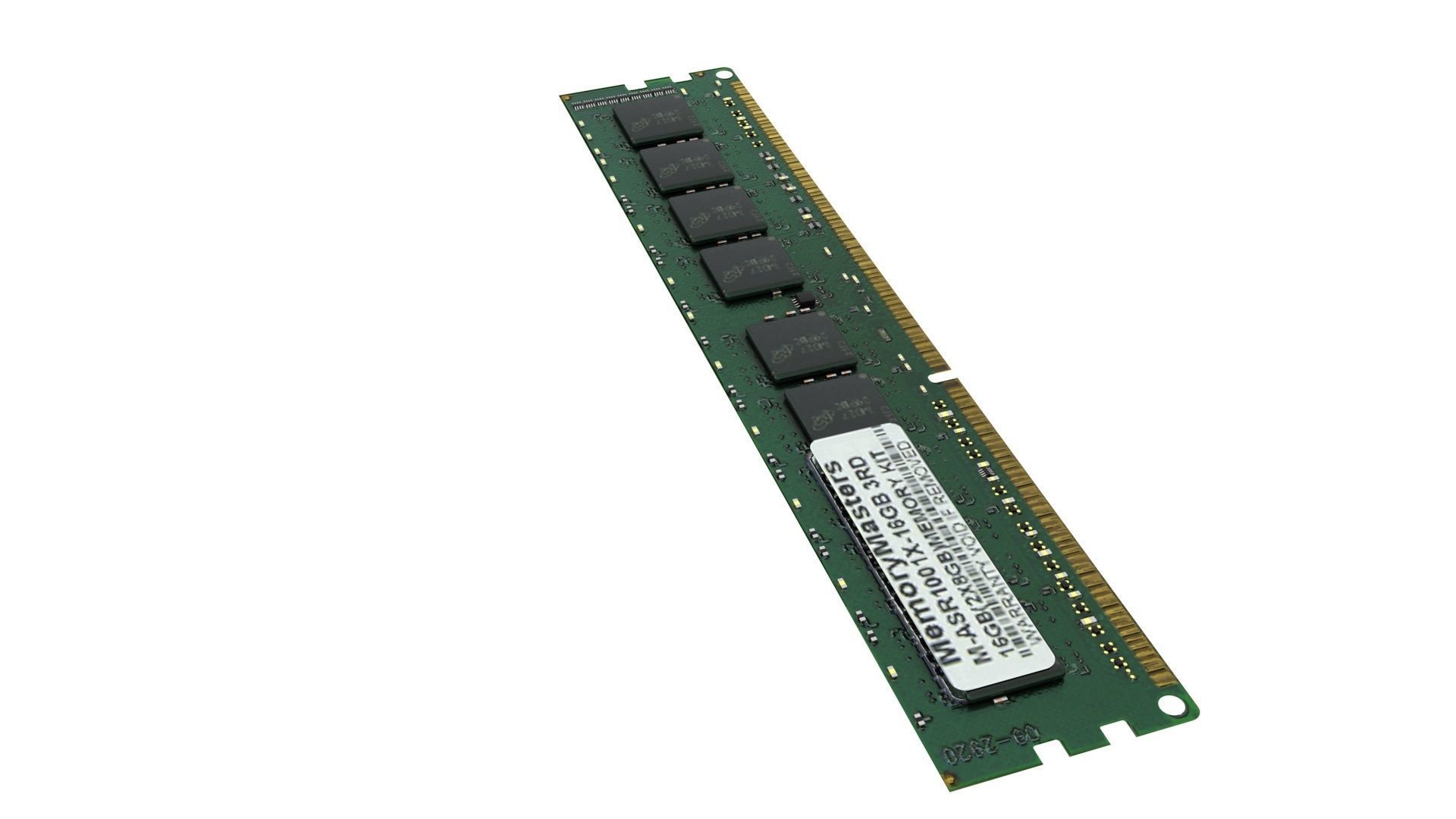 DDR4 SDRAM Memory Module 3D model_2