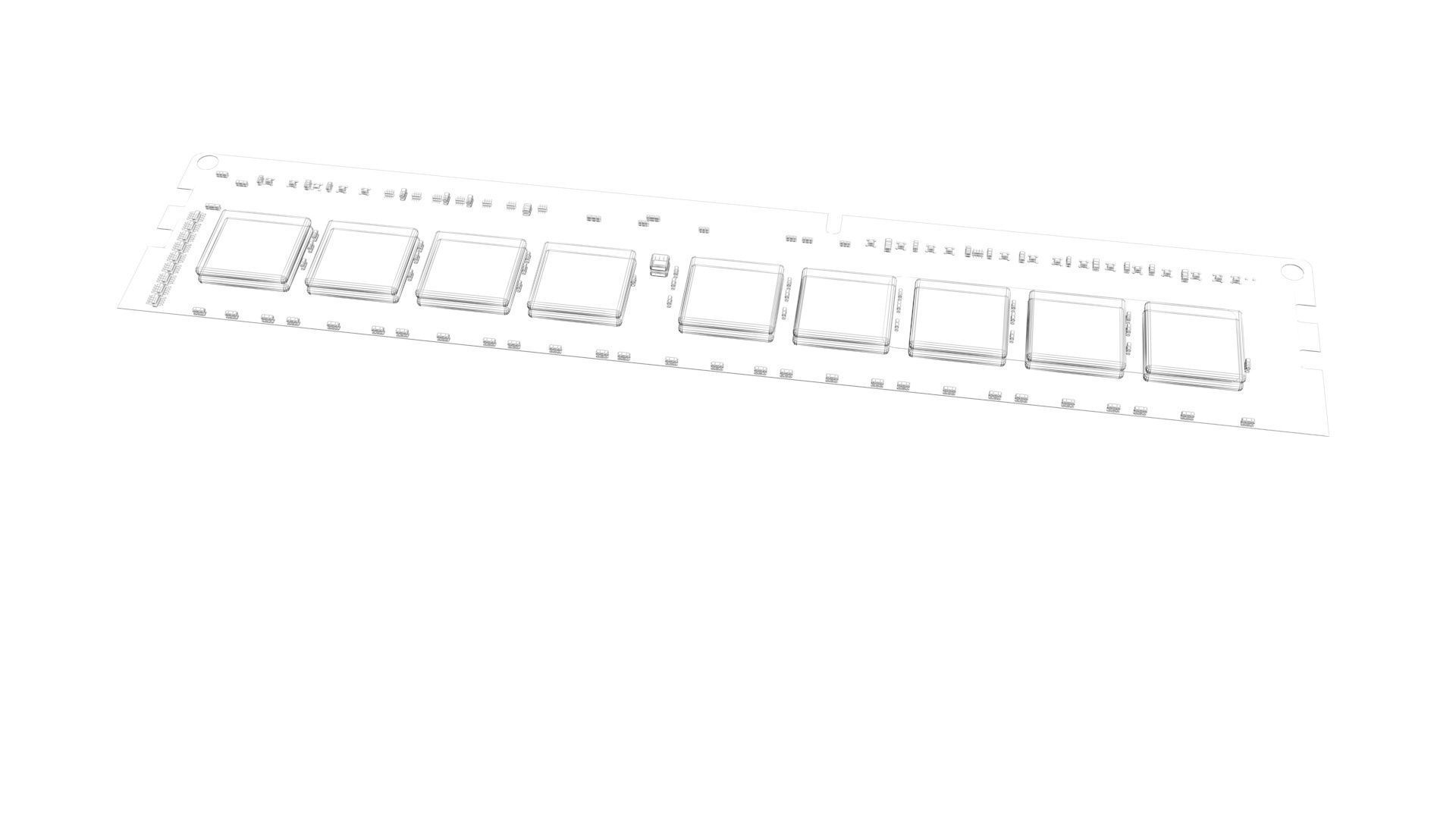 DDR4 SDRAM Memory Module 3D model_16