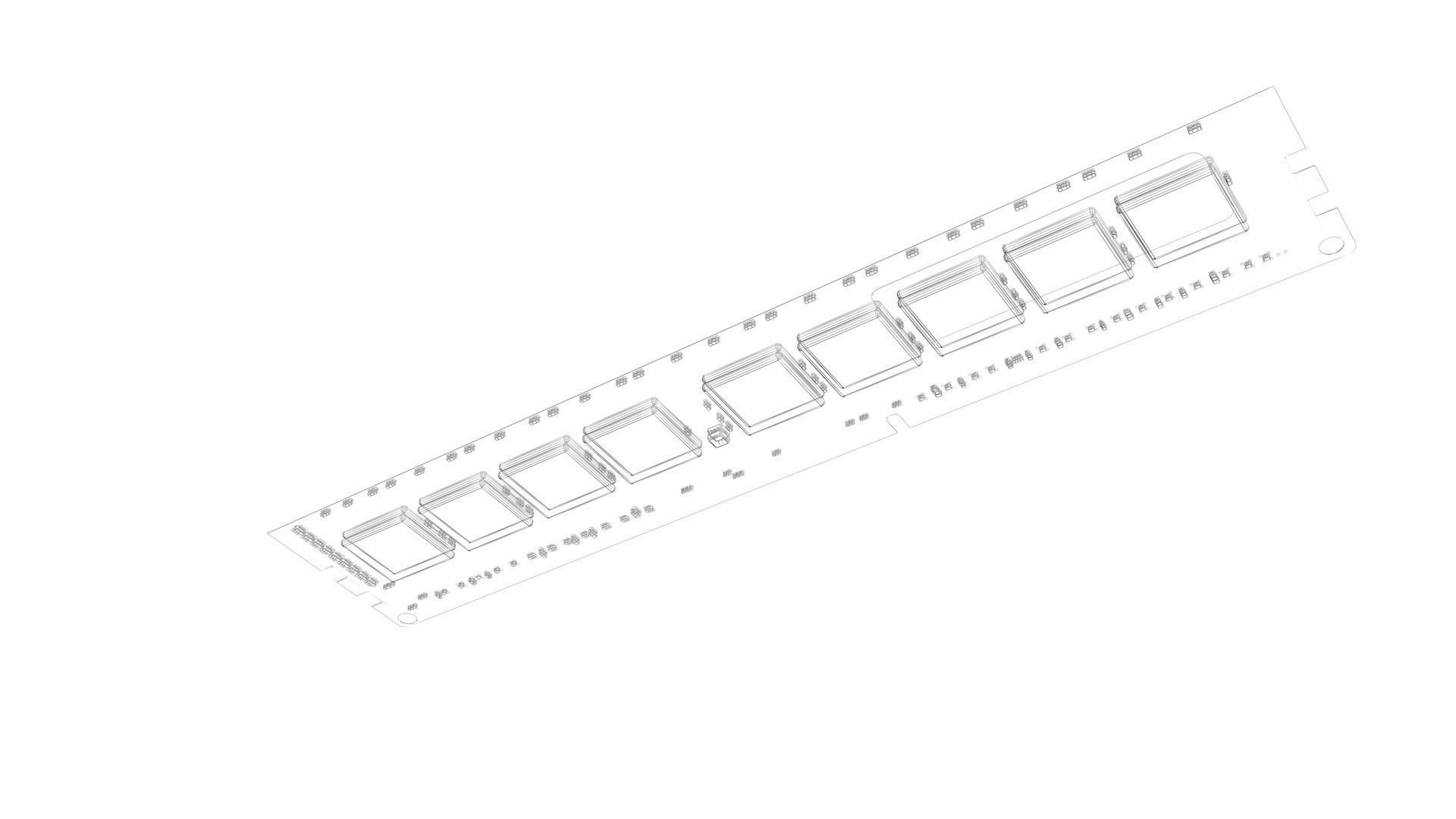 DDR4 SDRAM Memory Module 3D model_22