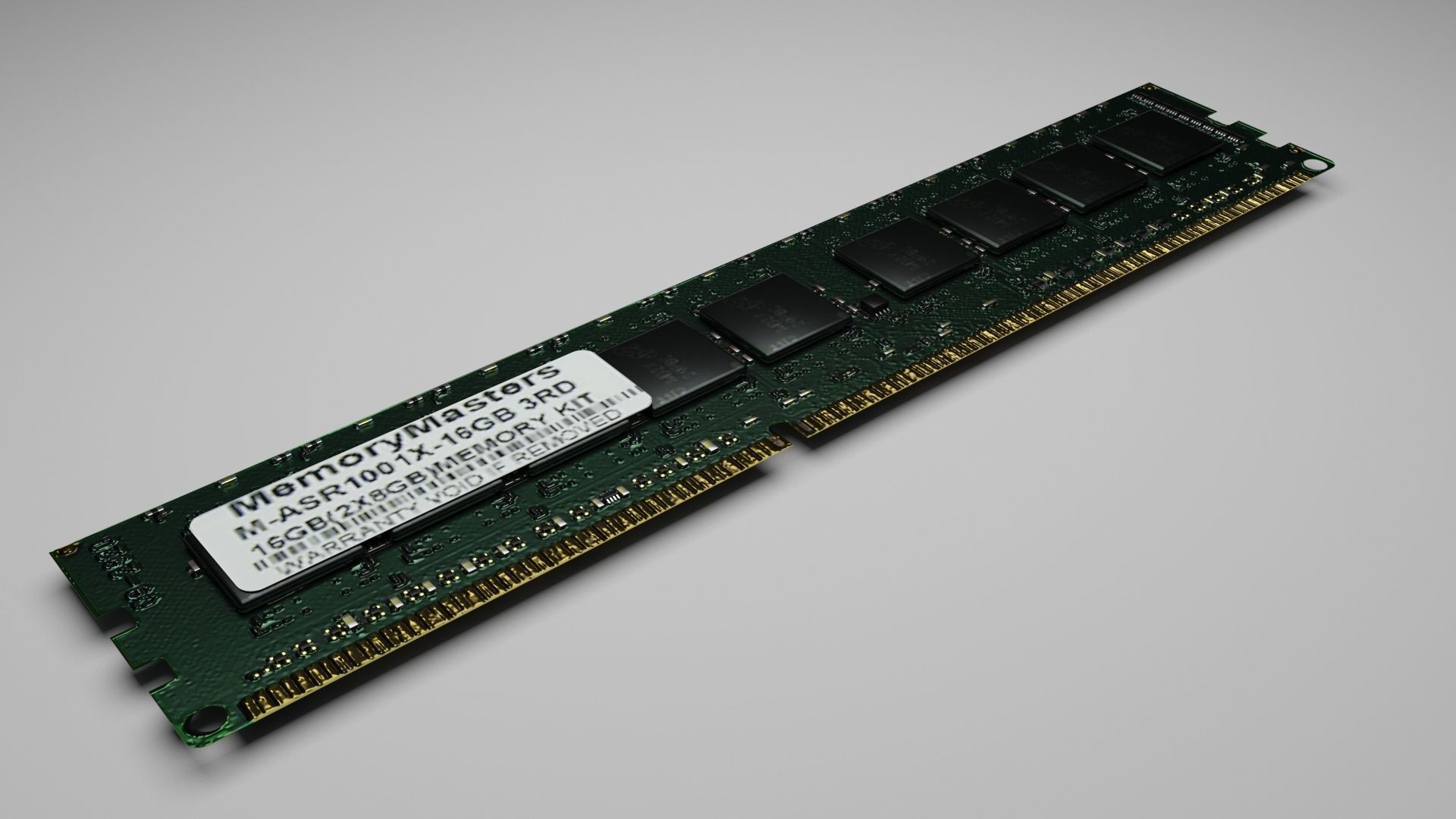 DDR4 SDRAM Memory Module 3D model_27