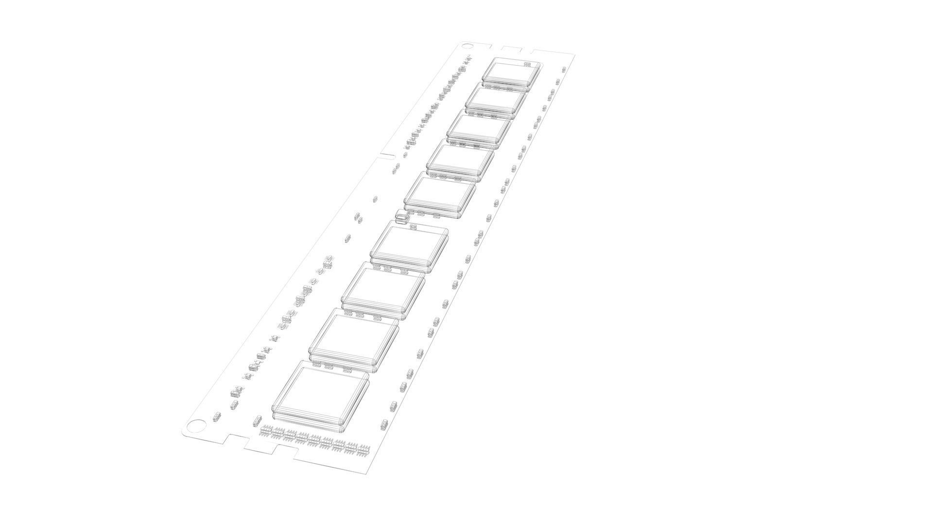 DDR4 SDRAM Memory Module 3D model_15