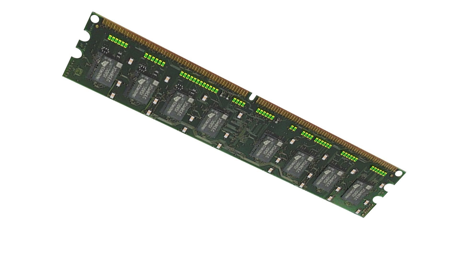 DDR4 SDRAM Memory Module 3D model_8