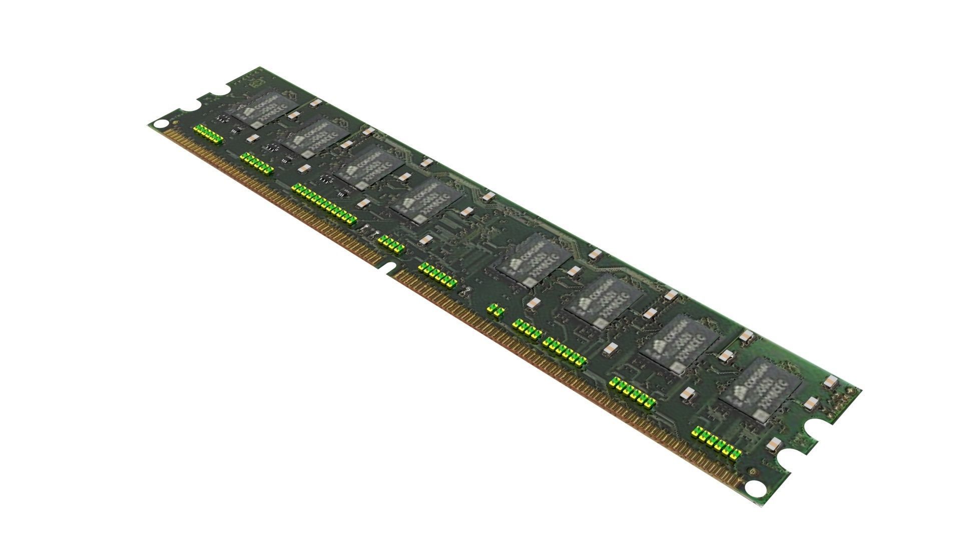 DDR4 SDRAM Memory Module 3D model_1