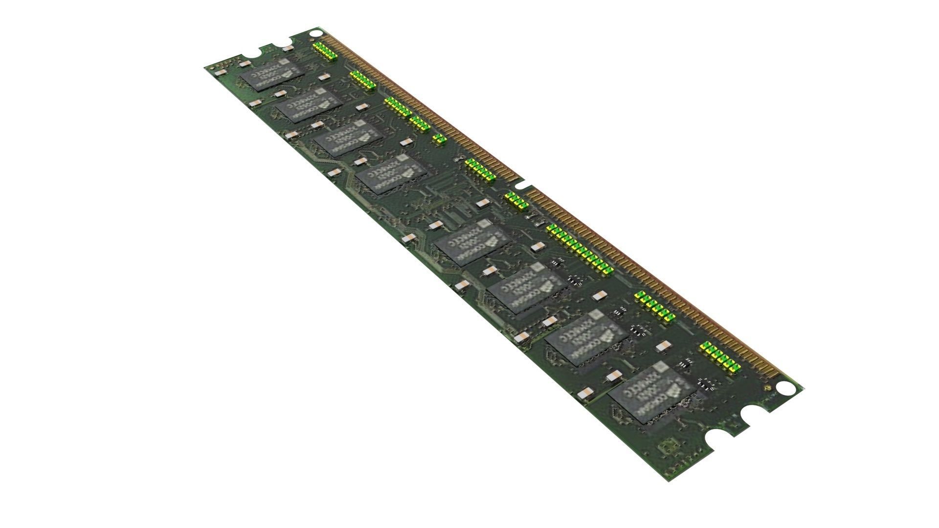 DDR4 SDRAM Memory Module 3D model_3