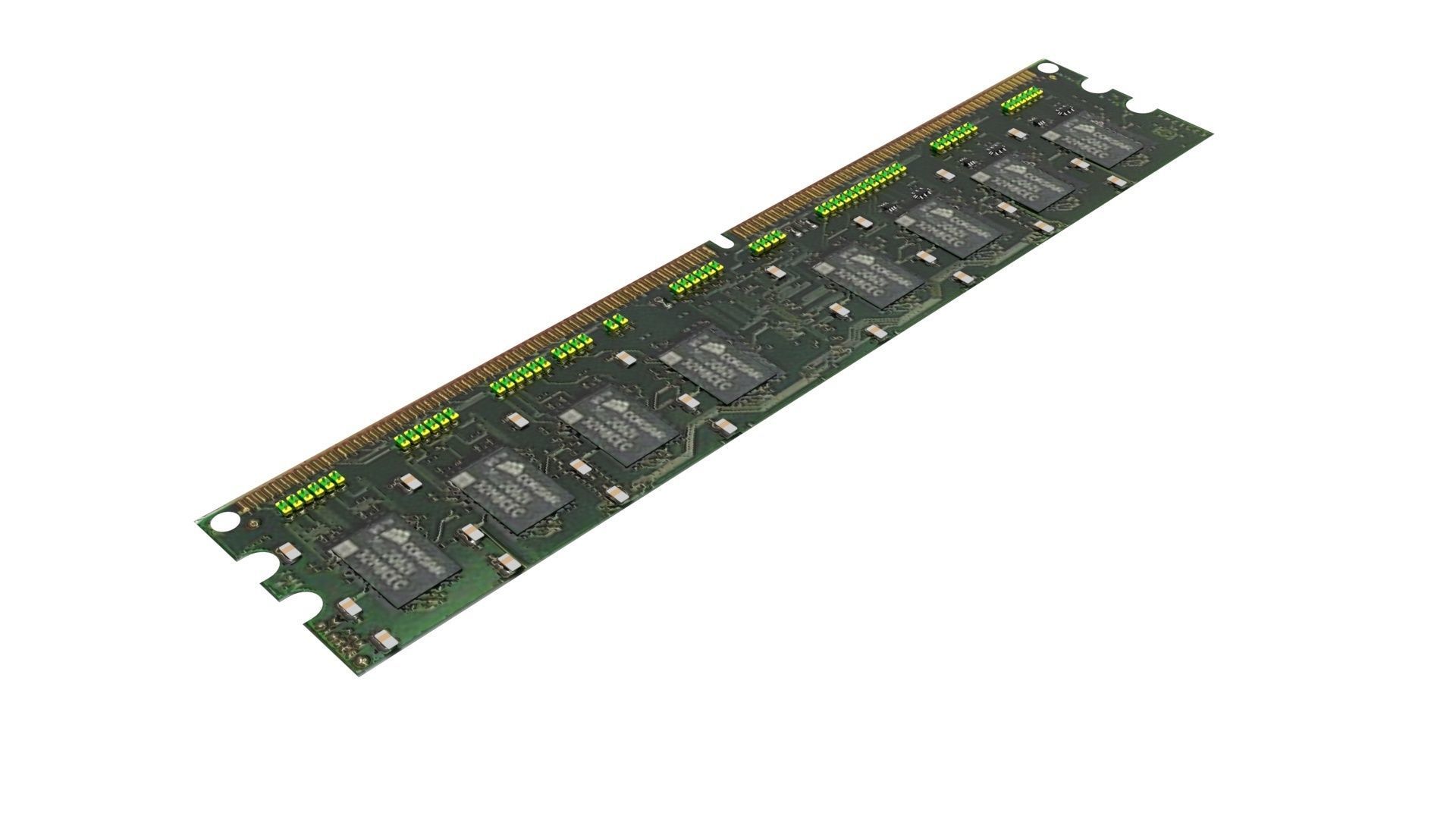 DDR4 SDRAM Memory Module 3D model_2