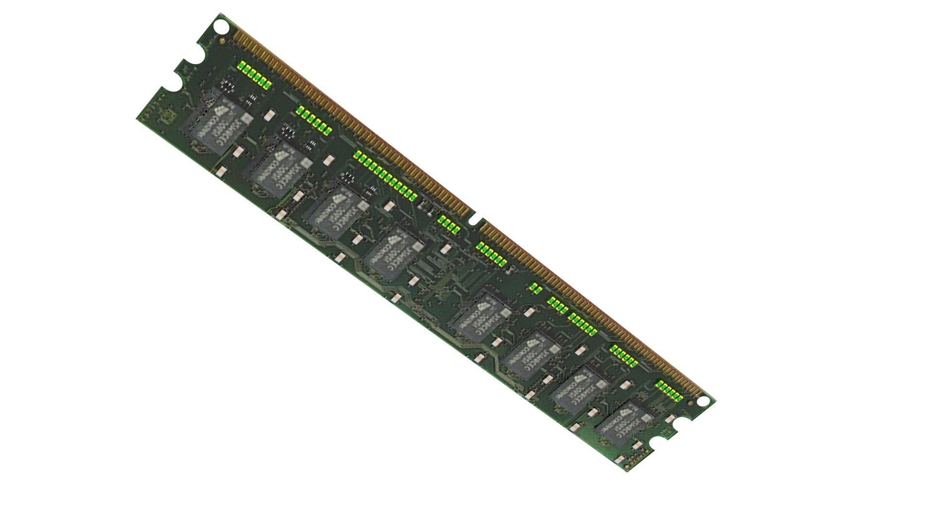 DDR4 SDRAM Memory Module 3D model_4