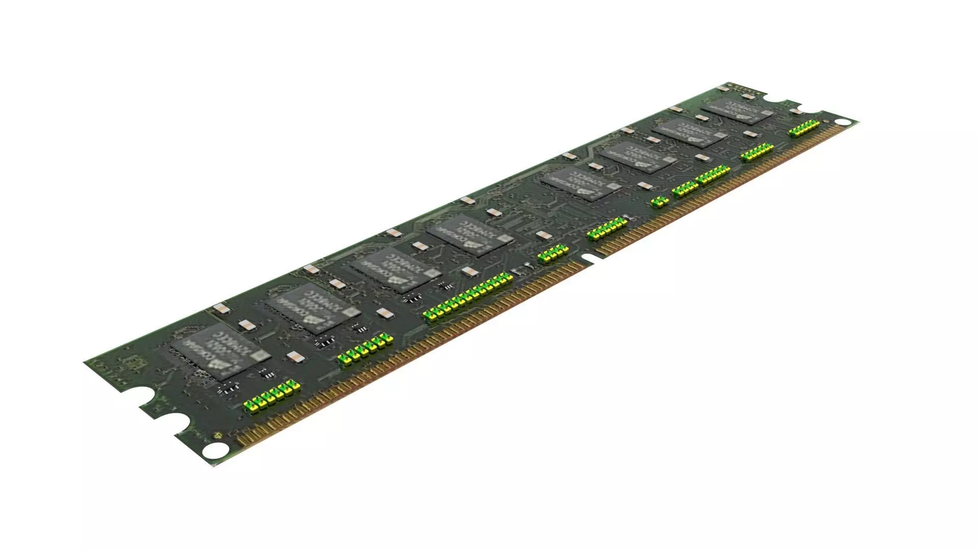 DDR4 SDRAM Memory Module 3D model_0