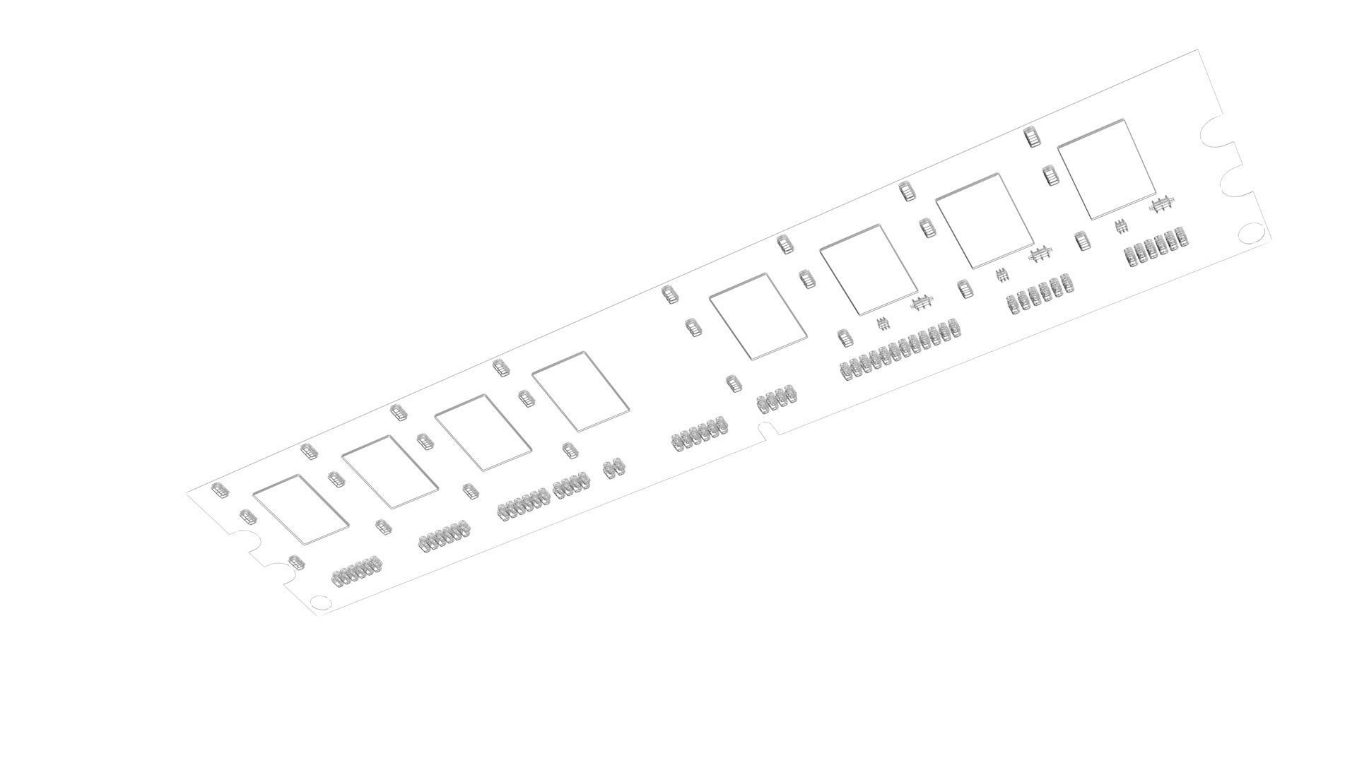 DDR4 SDRAM Memory Module 3D model_26