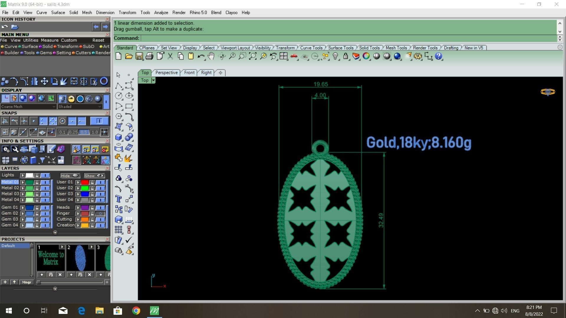 50  models of cross  pendants   3D model_47