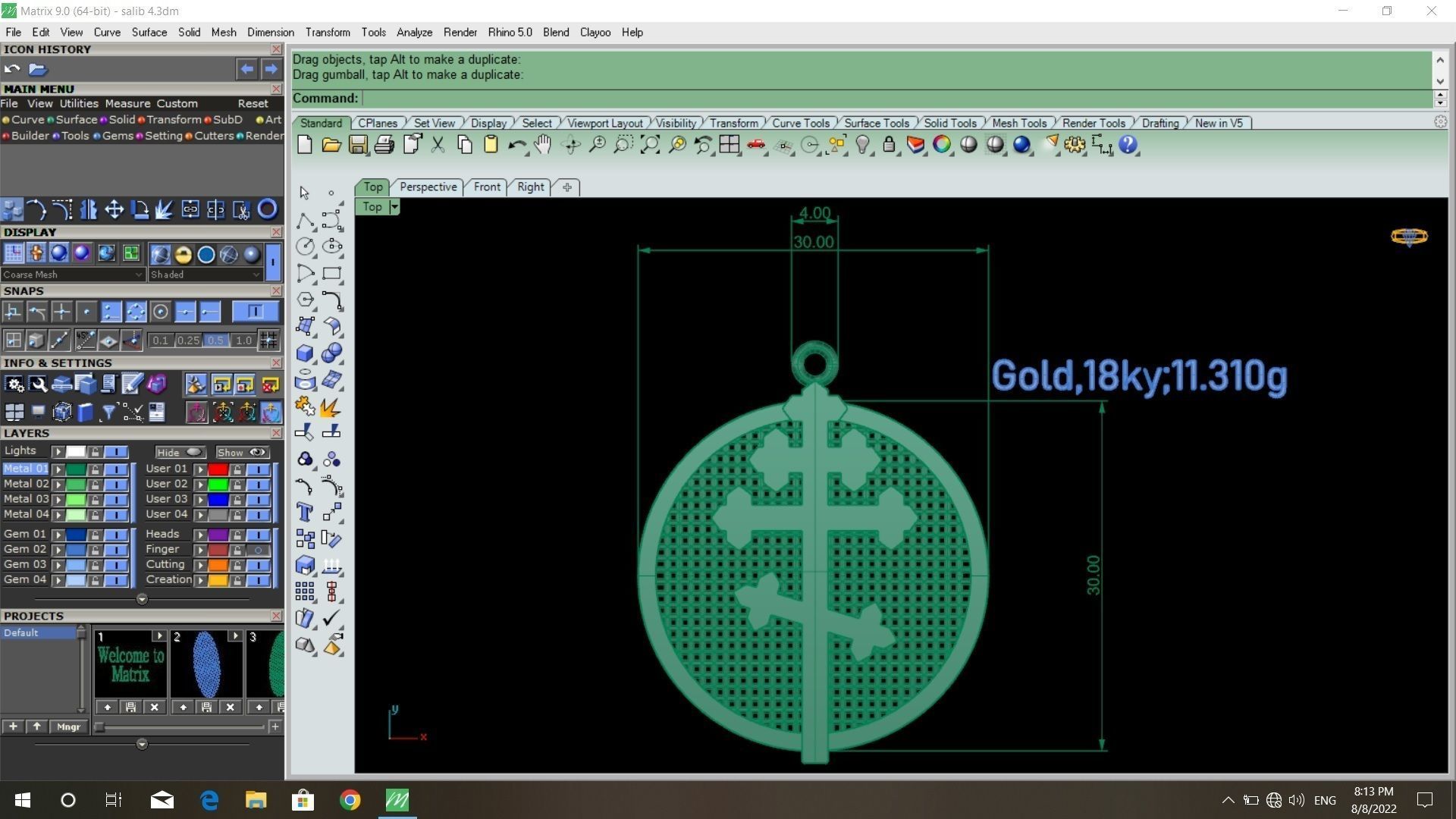 50  models of cross  pendants   3D model_51