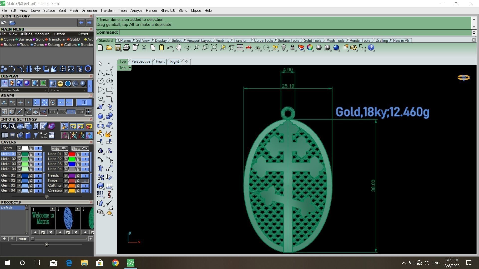 50  models of cross  pendants   3D model_49