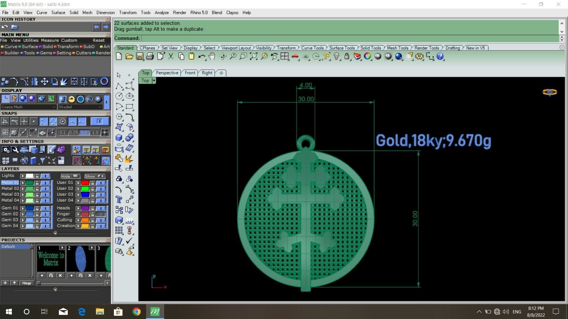 50  models of cross  pendants   3D model_15