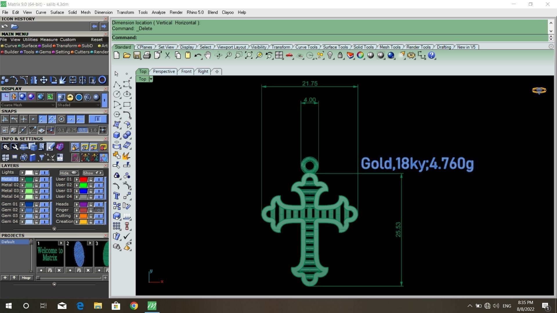 50  models of cross  pendants   3D model_54