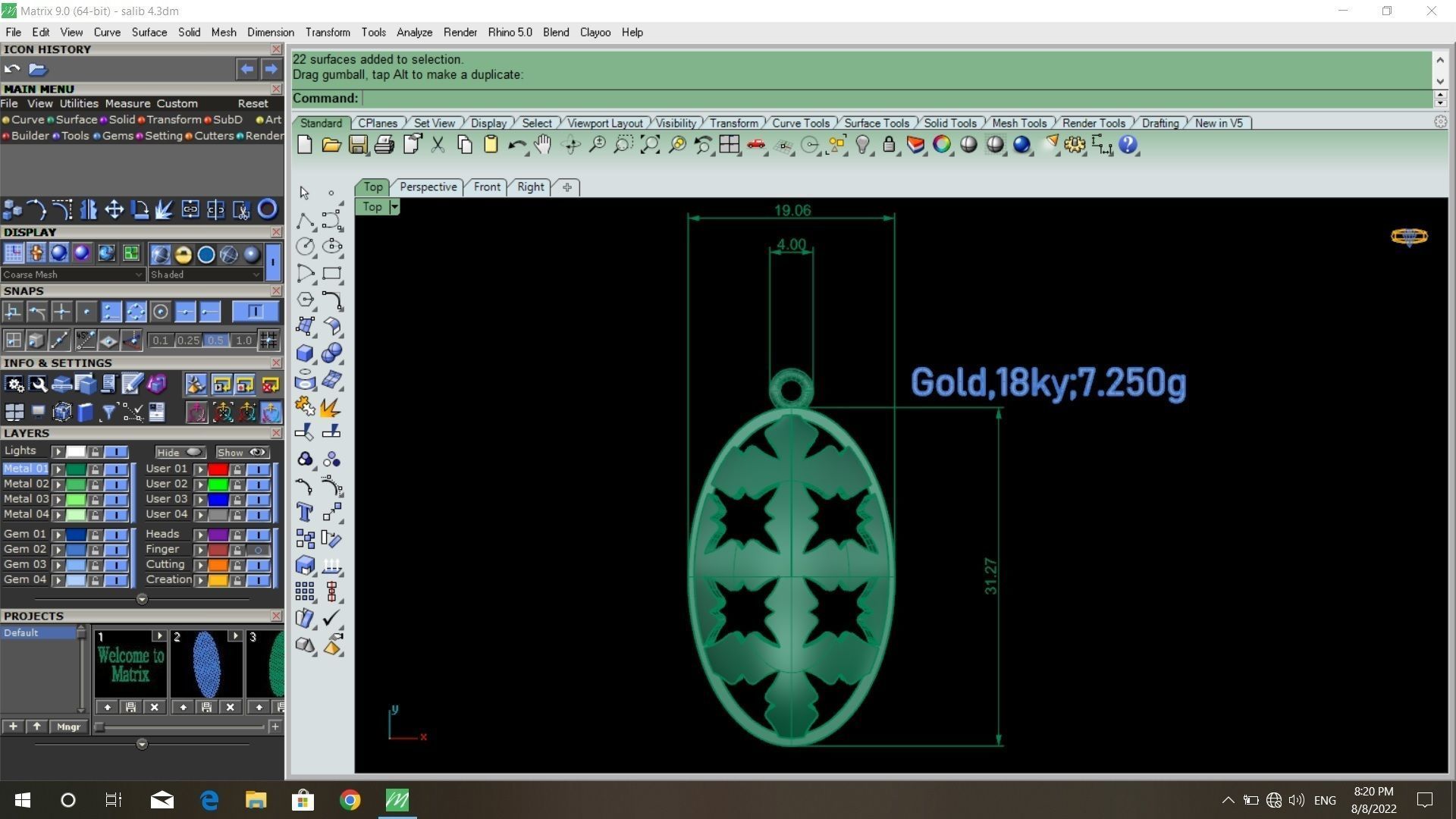 50  models of cross  pendants   3D model_33
