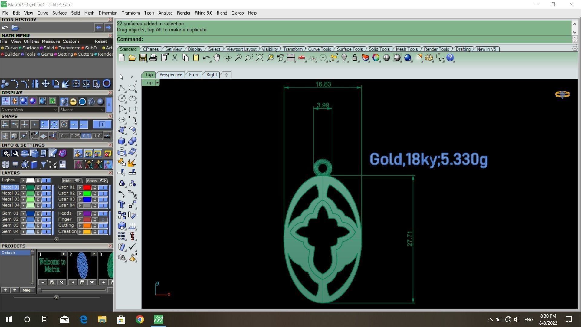 50  models of cross  pendants   3D model_58