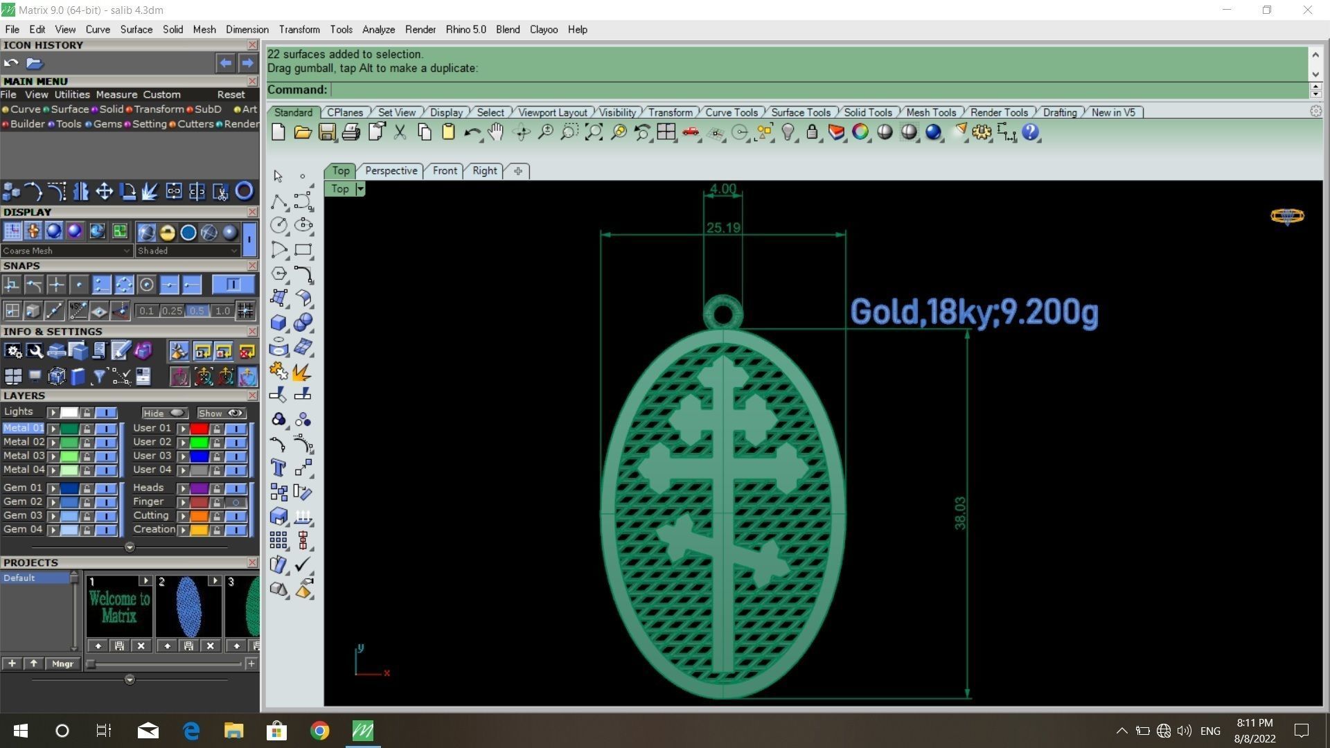 50  models of cross  pendants   3D model_18
