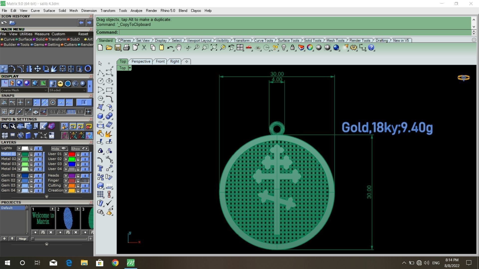 50  models of cross  pendants   3D model_20
