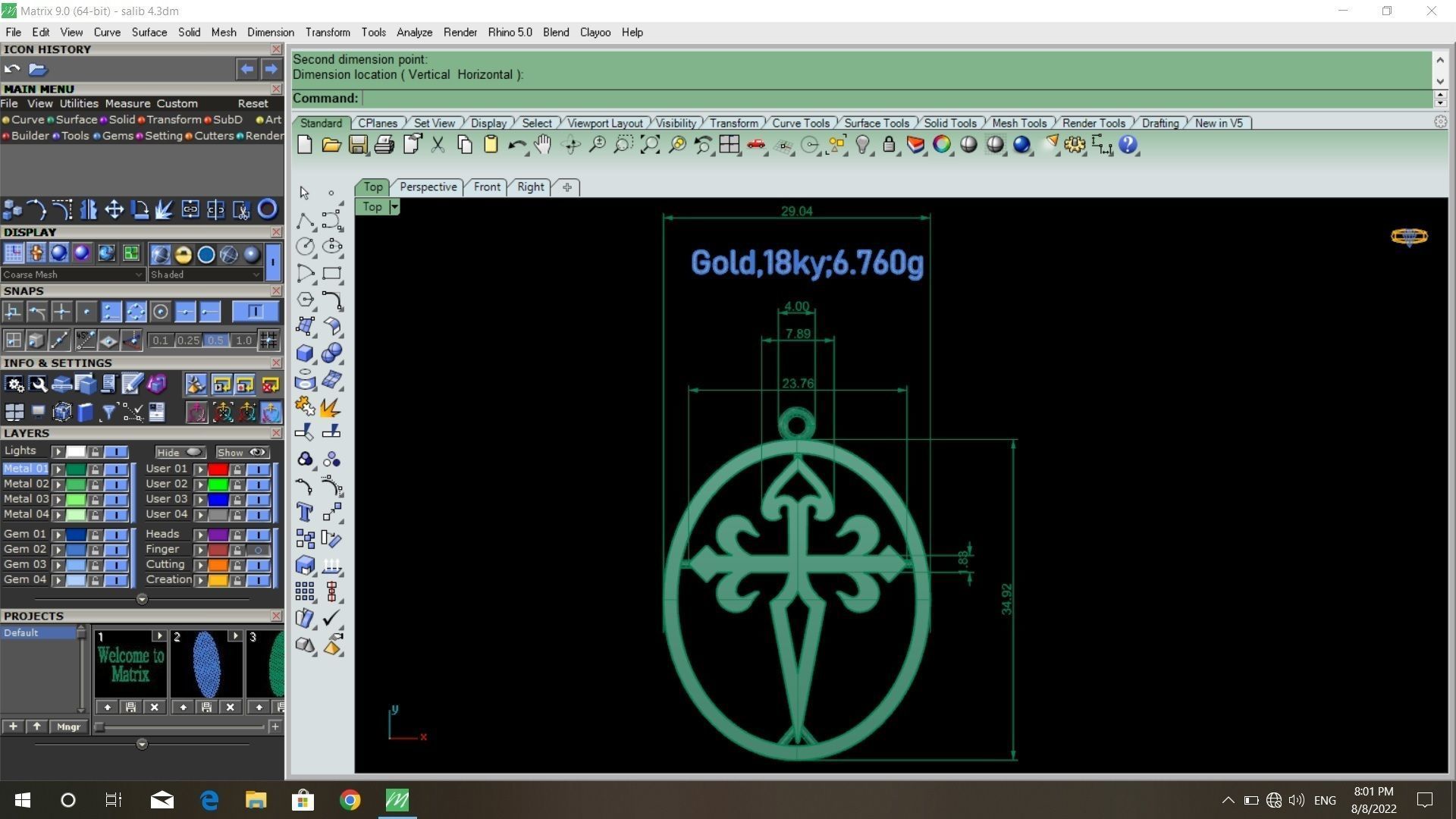 50  models of cross  pendants   3D model_14