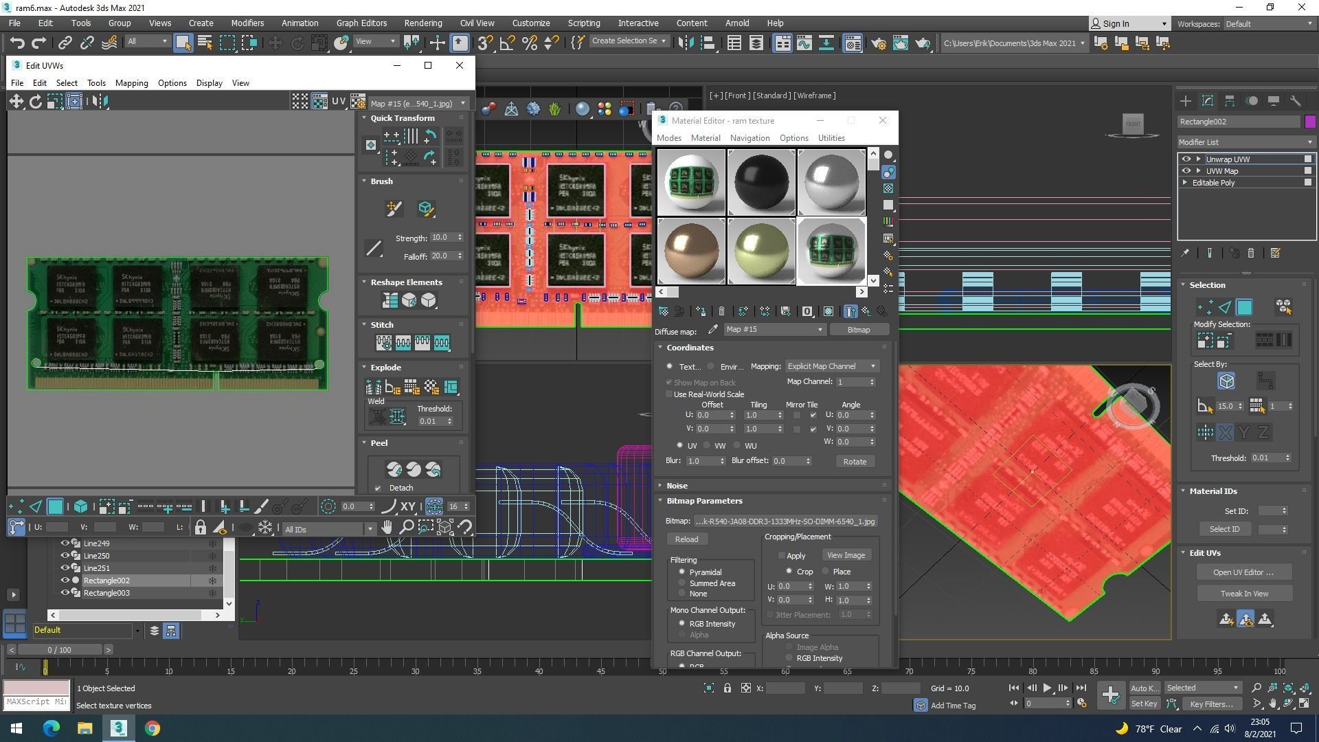 RAM SO-DIMM 3D model_23