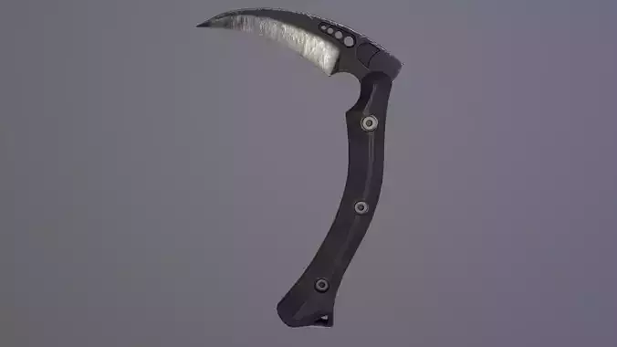 Tactical Kama Low-poly 3D model