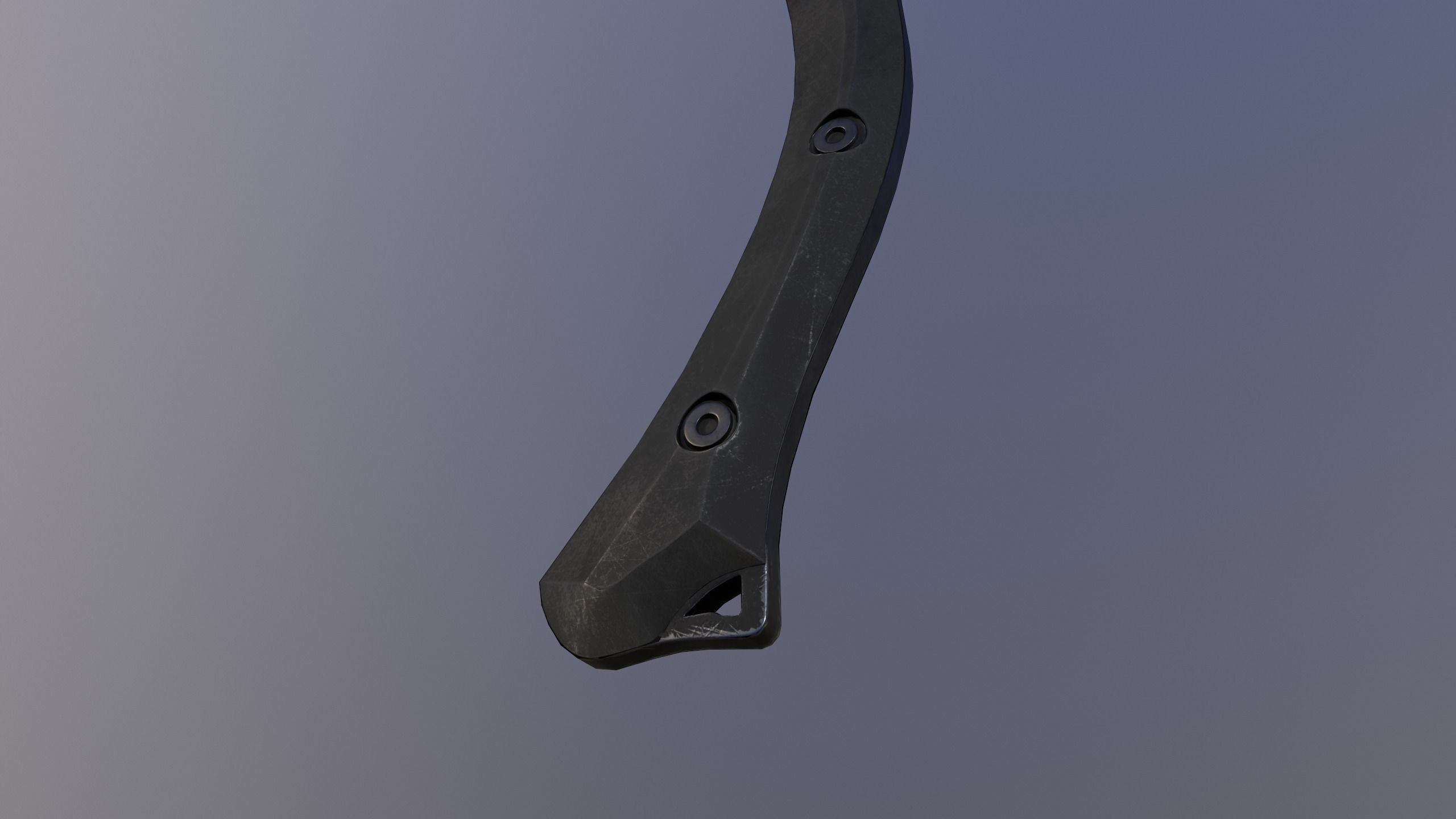 Tactical Kama Low-poly 3D model_4