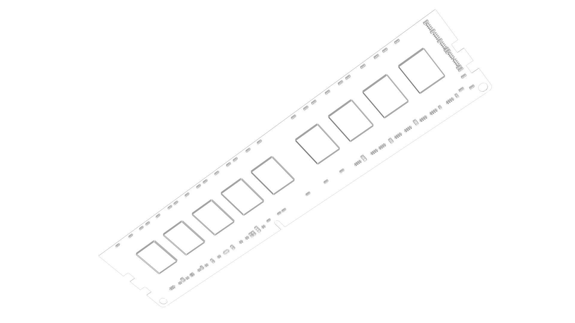 DDR4 SDRAM Memory Module 3D model_20
