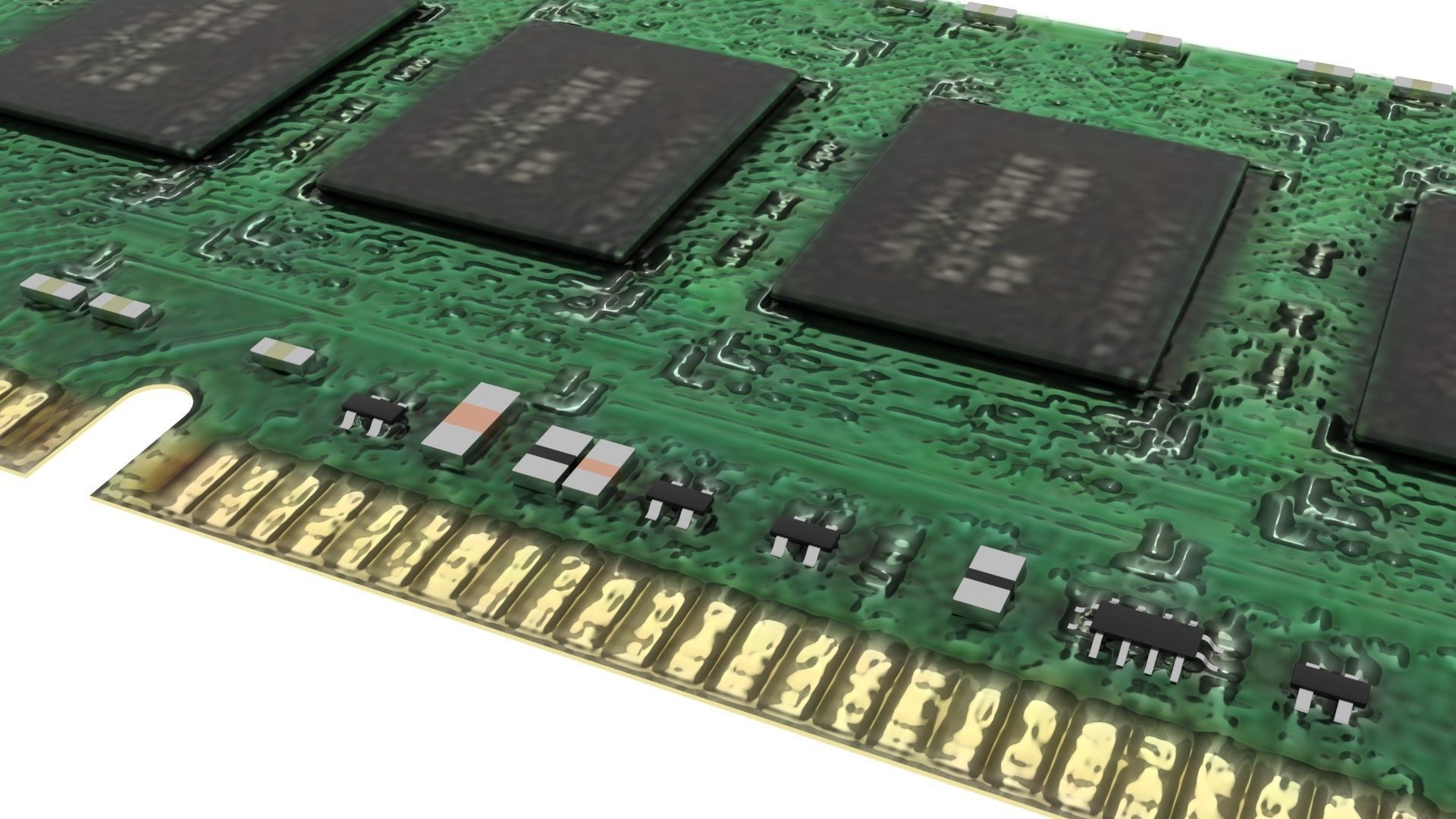 DDR4 SDRAM Memory Module 3D model_8