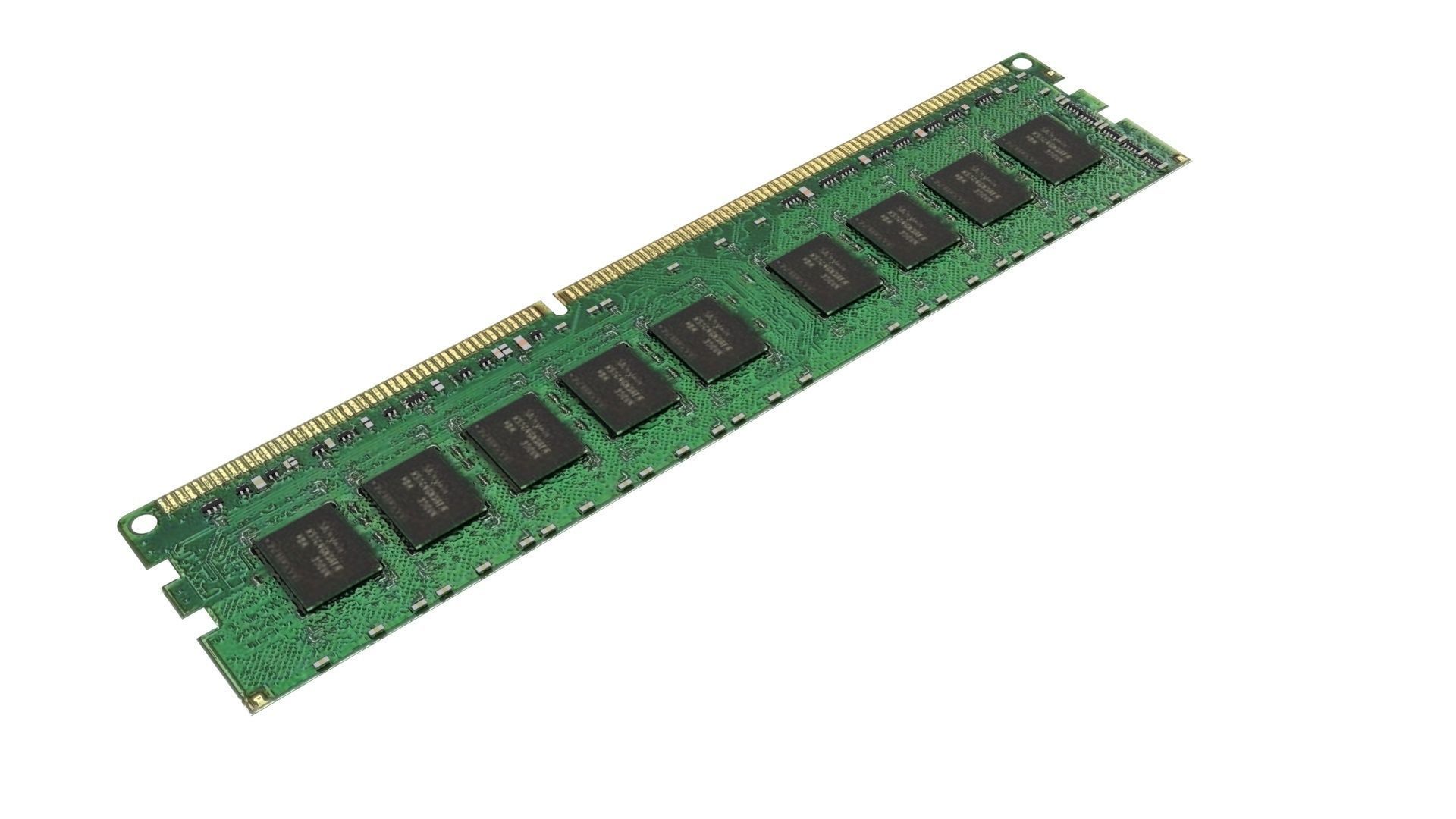 DDR4 SDRAM Memory Module 3D model_2