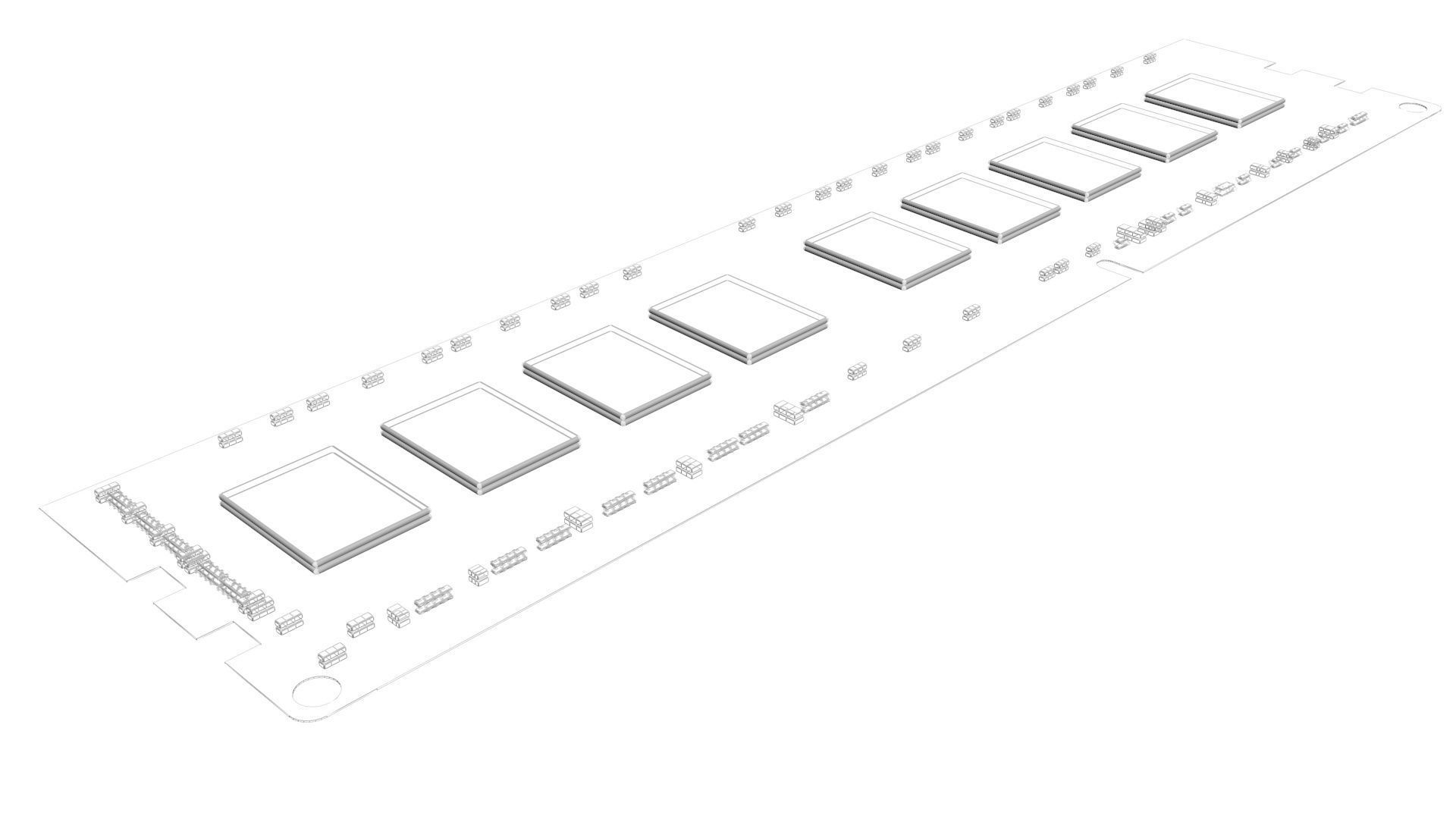 DDR4 SDRAM Memory Module 3D model_13