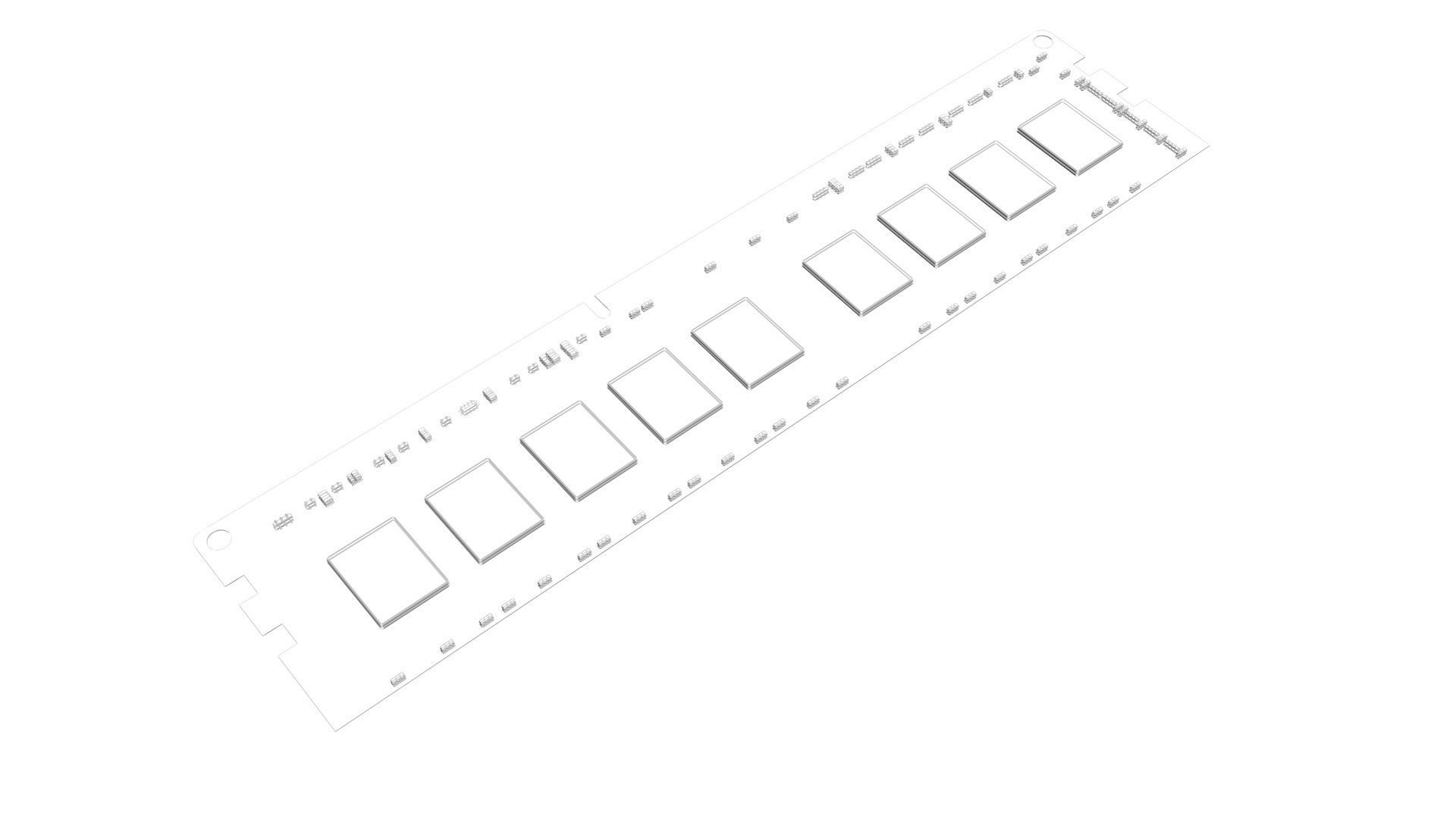 DDR4 SDRAM Memory Module 3D model_15