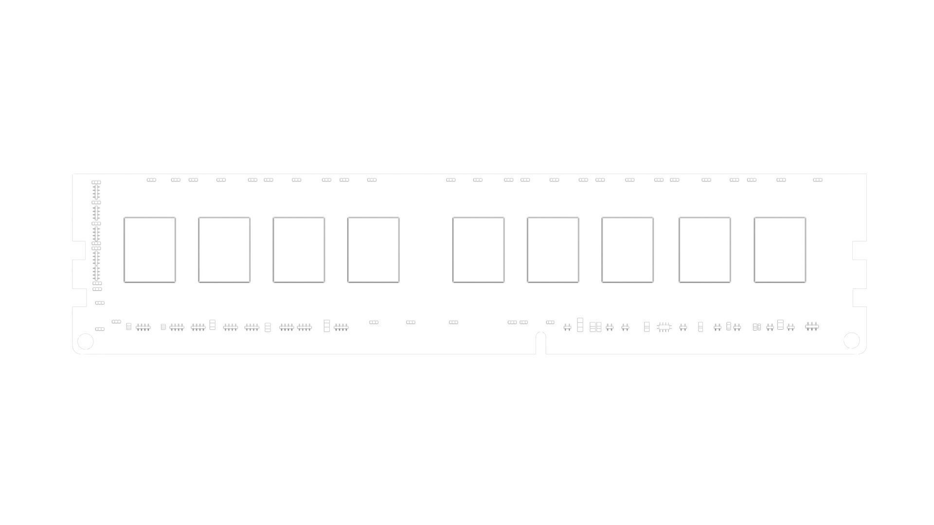 DDR4 SDRAM Memory Module 3D model_22