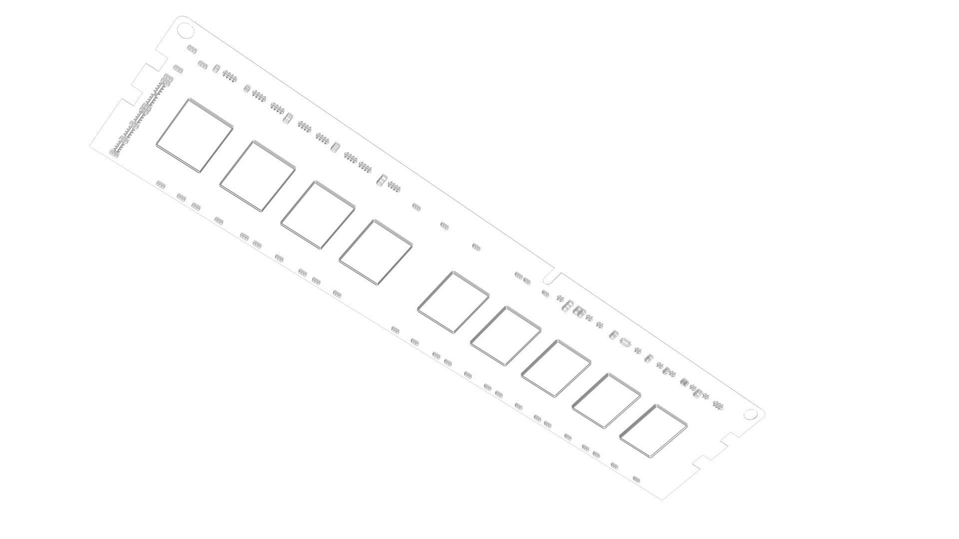 DDR4 SDRAM Memory Module 3D model_17
