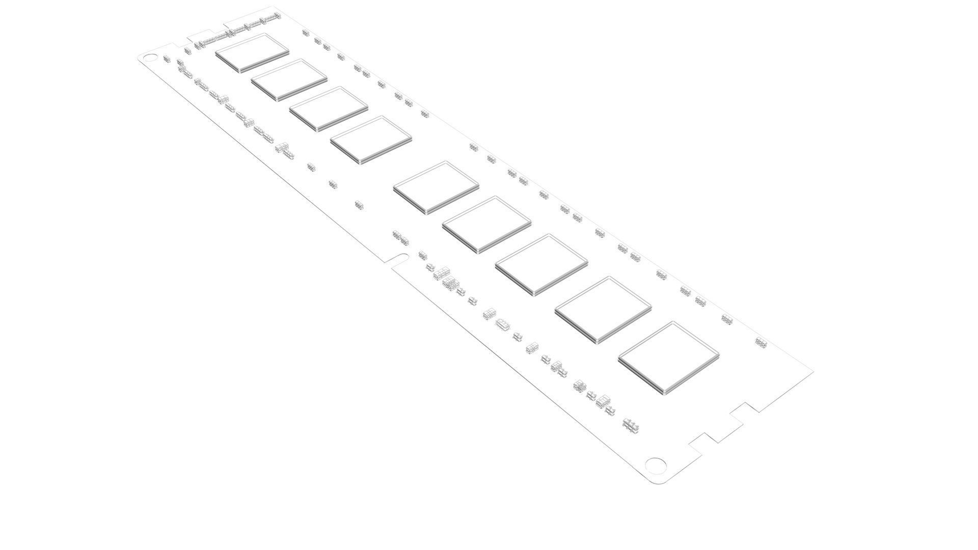 DDR4 SDRAM Memory Module 3D model_14