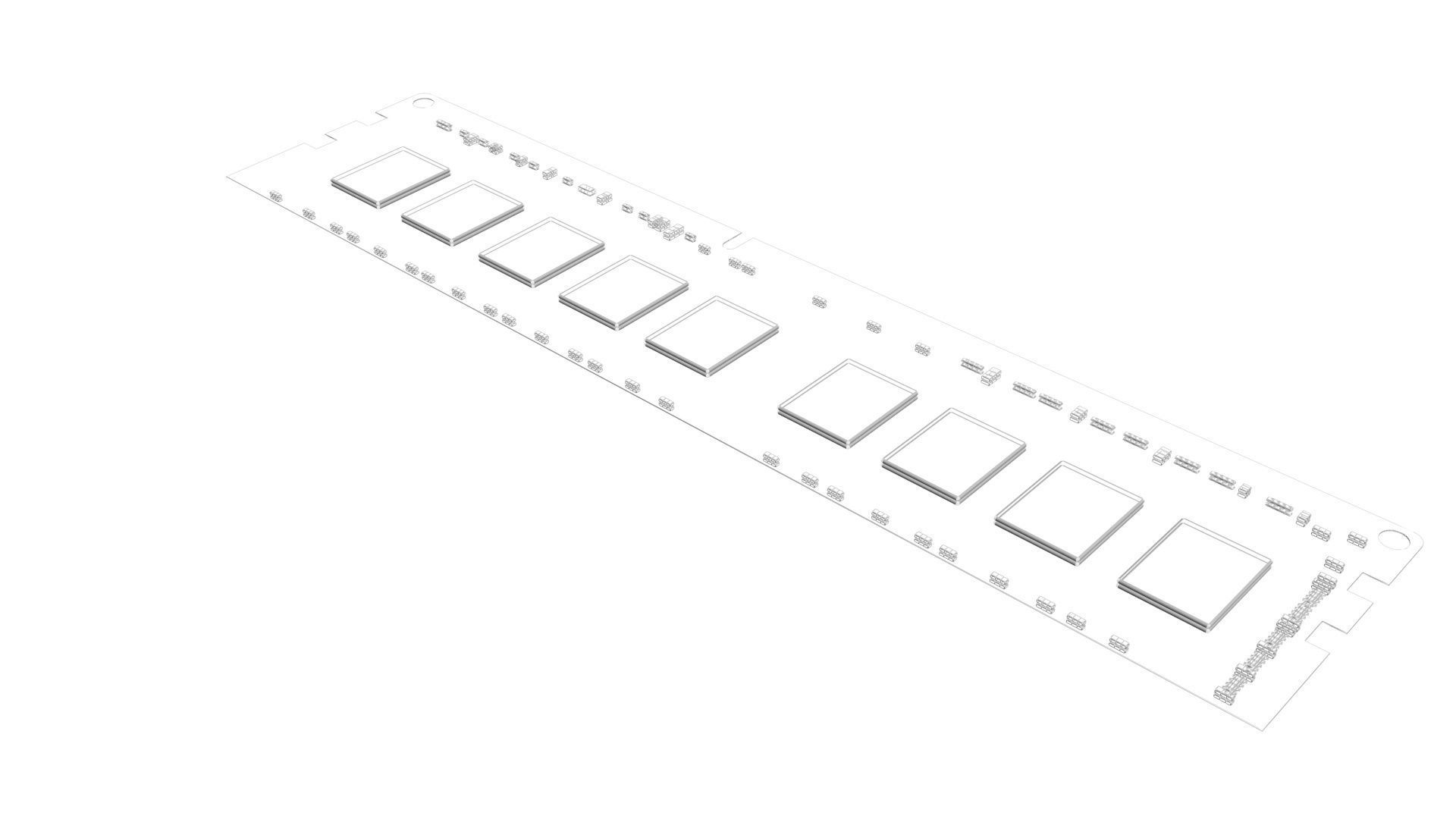 DDR4 SDRAM Memory Module 3D model_16