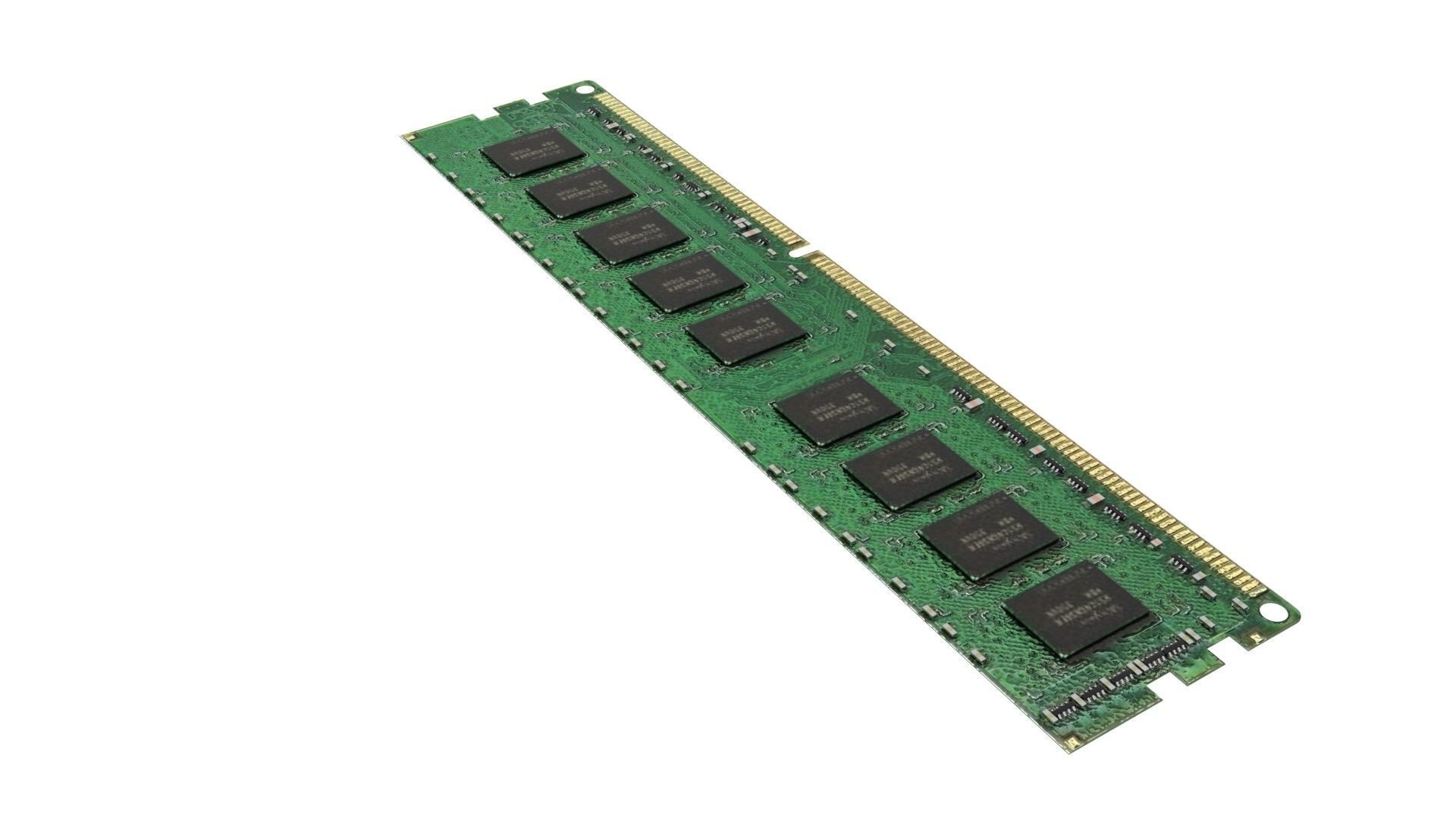 DDR4 SDRAM Memory Module 3D model_3