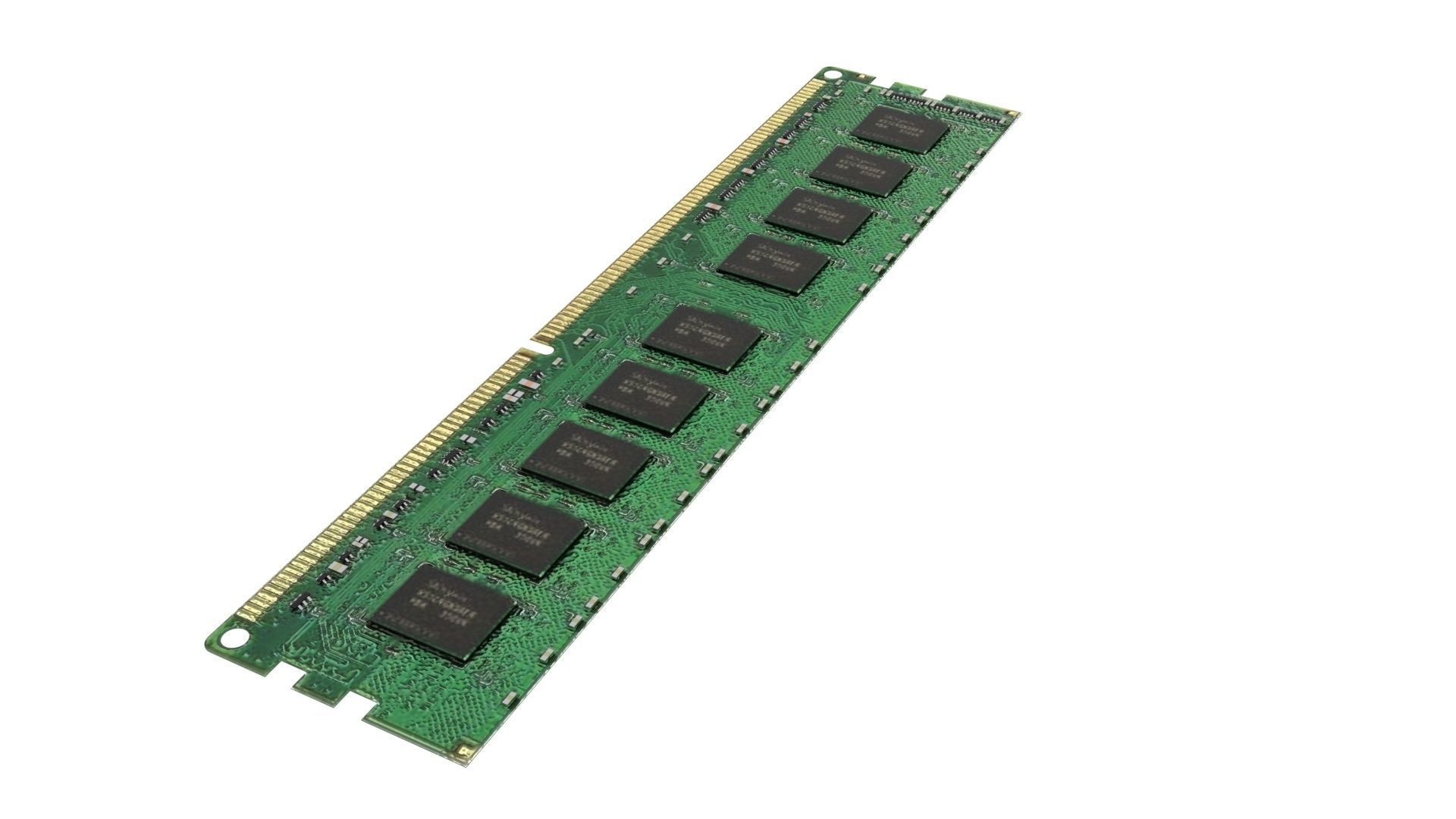 DDR4 SDRAM Memory Module 3D model_5
