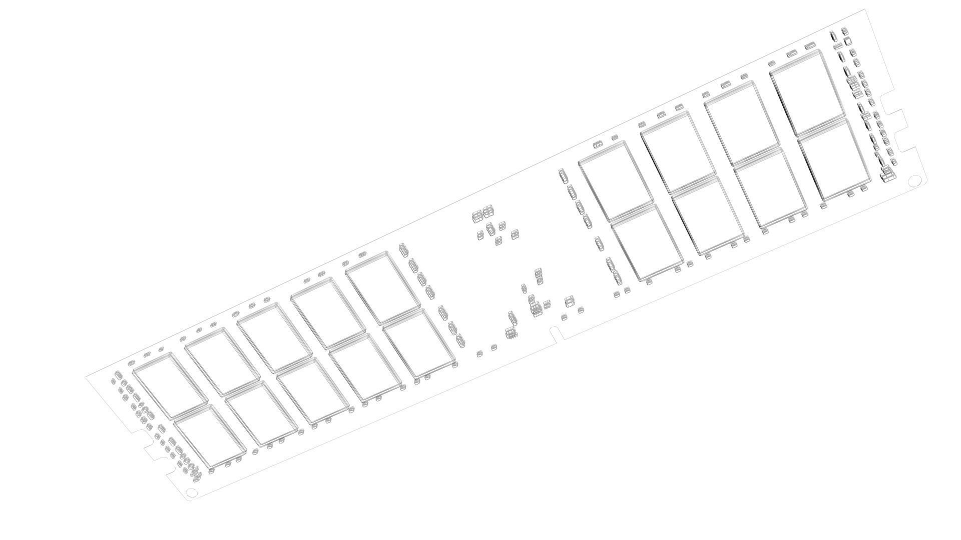 DDR4 SDRAM Memory Module 3D model_25