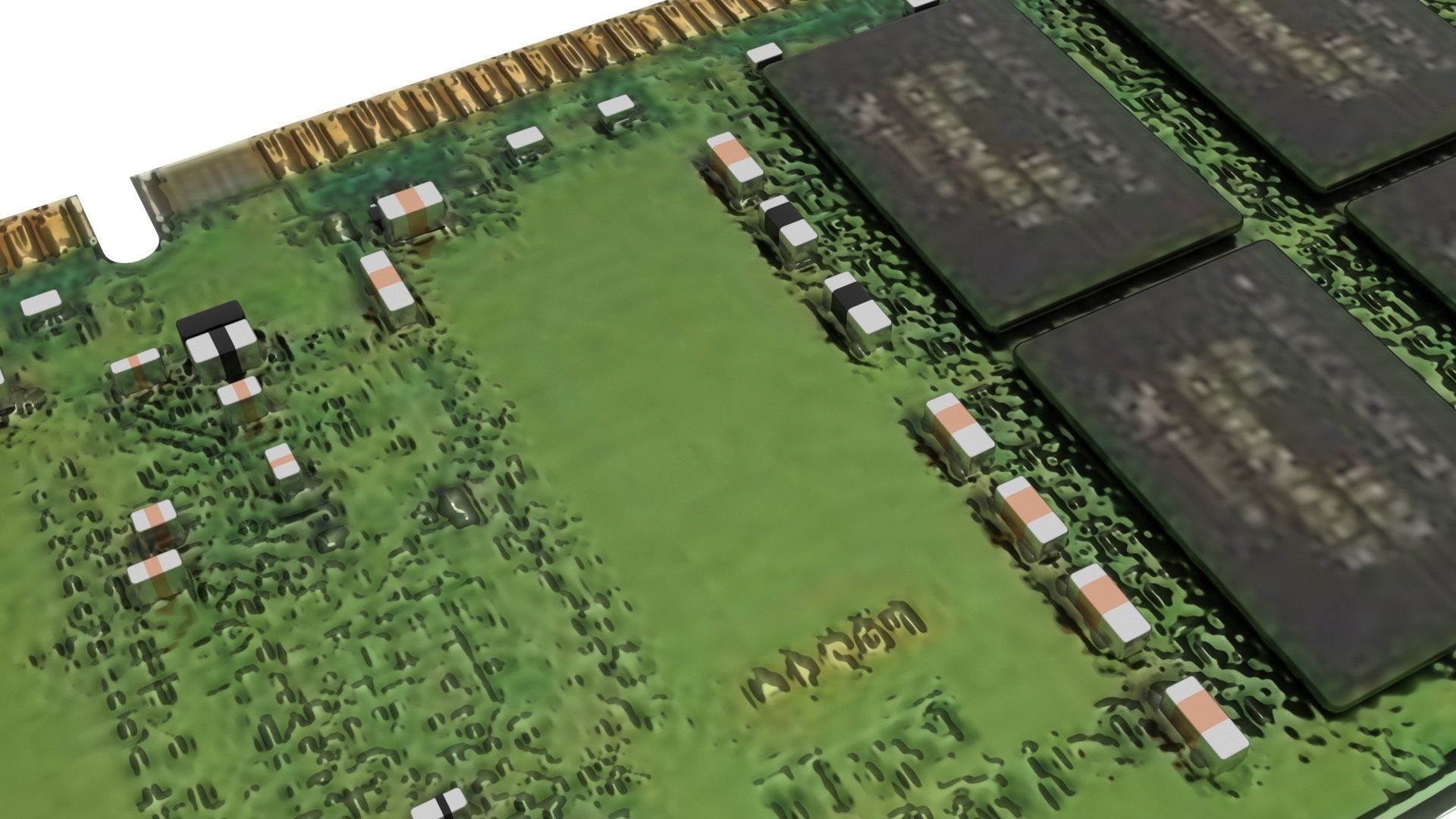 DDR4 SDRAM Memory Module 3D model_14