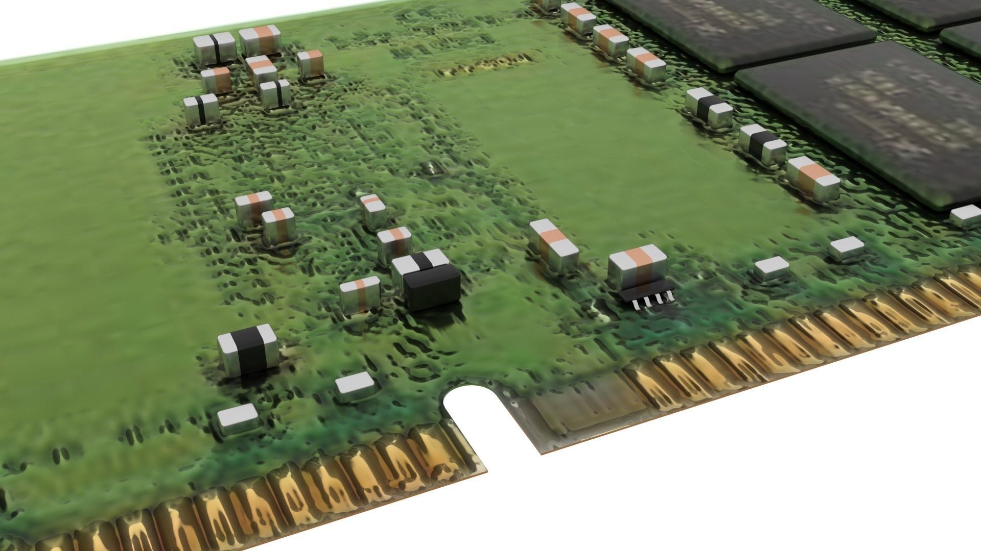 DDR4 SDRAM Memory Module 3D model_6