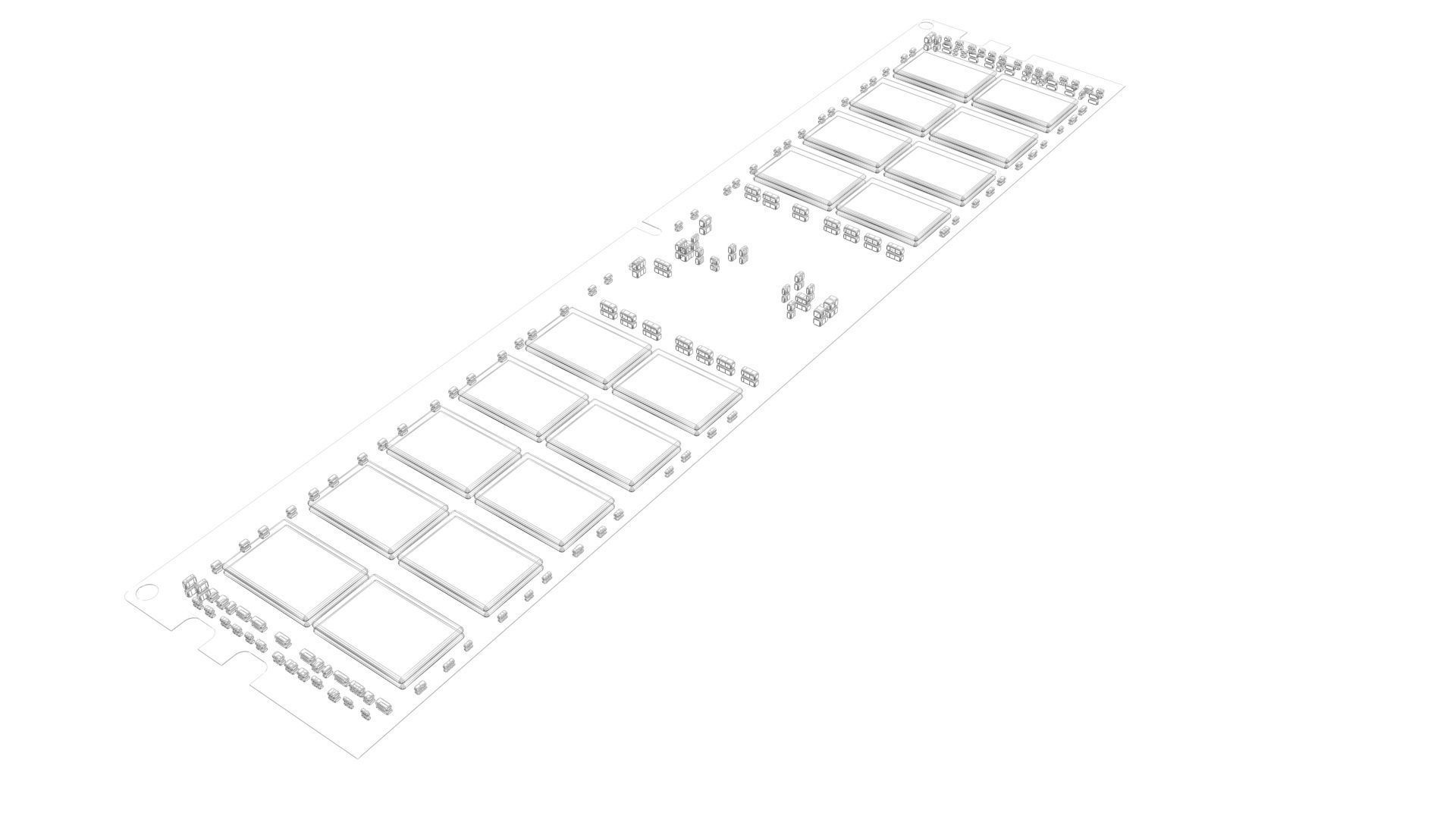 DDR4 SDRAM Memory Module 3D model_20
