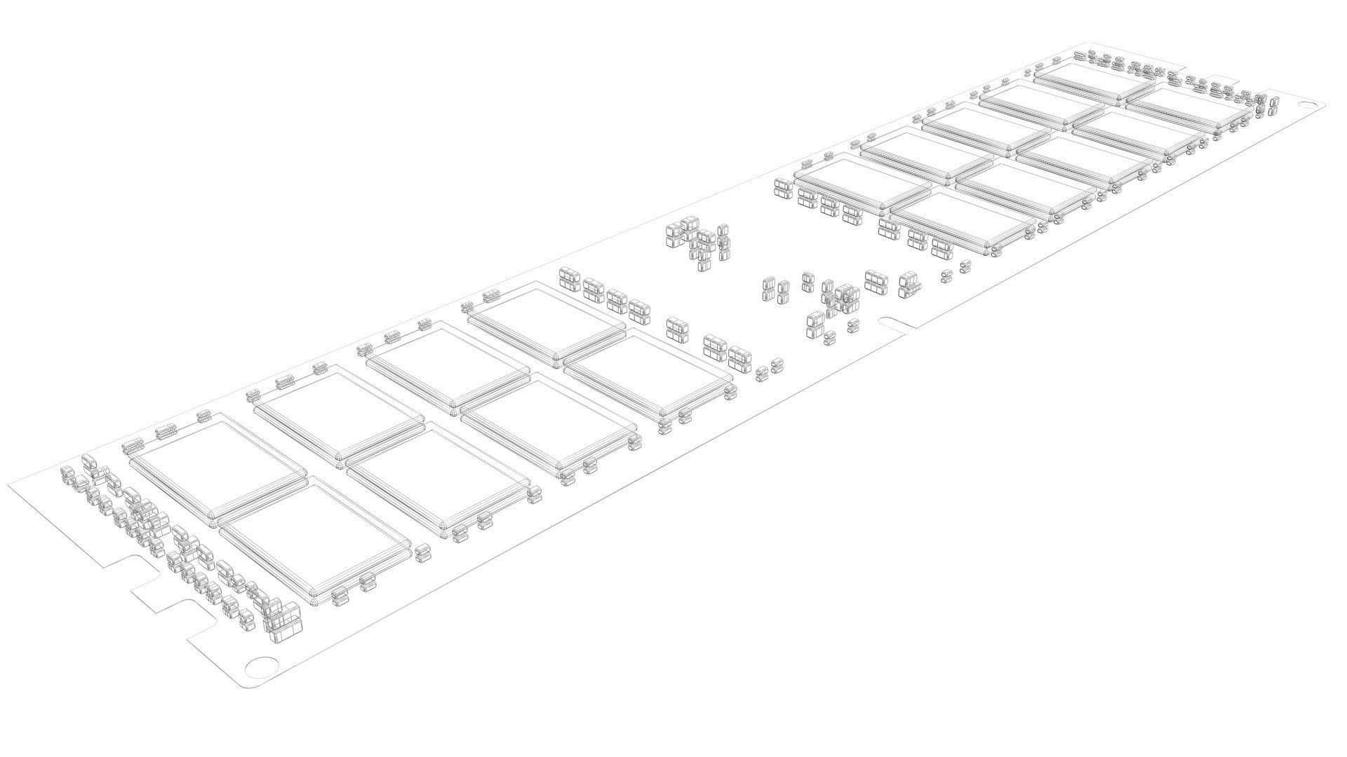 DDR4 SDRAM Memory Module 3D model_18