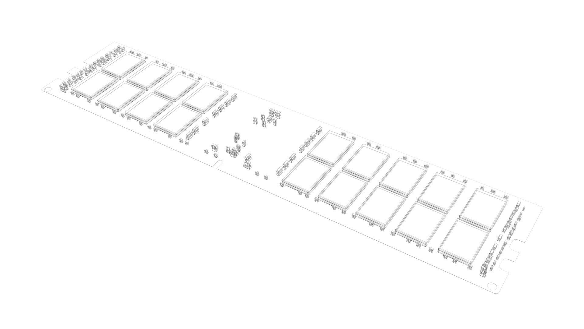 DDR4 SDRAM Memory Module 3D model_19