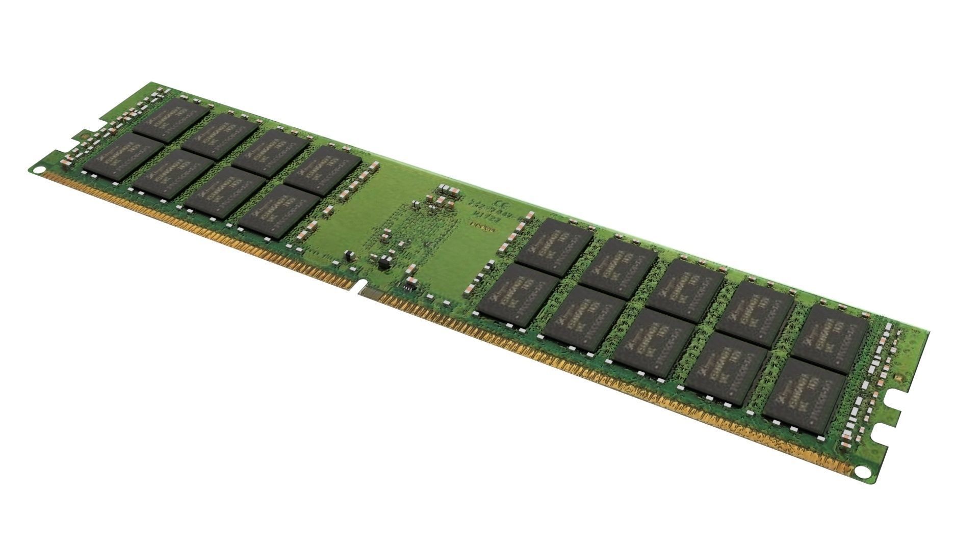 DDR4 SDRAM Memory Module 3D model_1