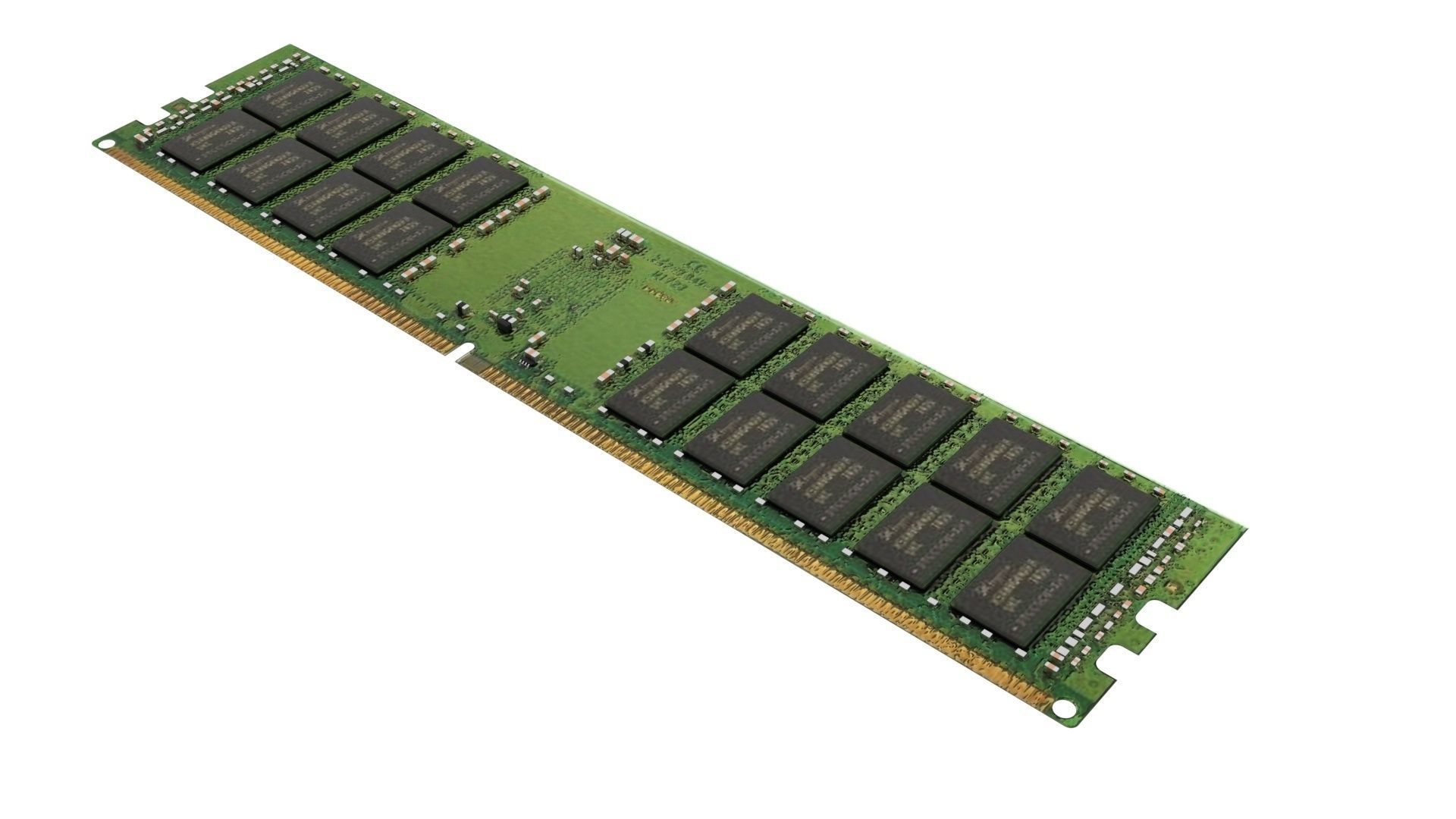 DDR4 SDRAM Memory Module 3D model_5